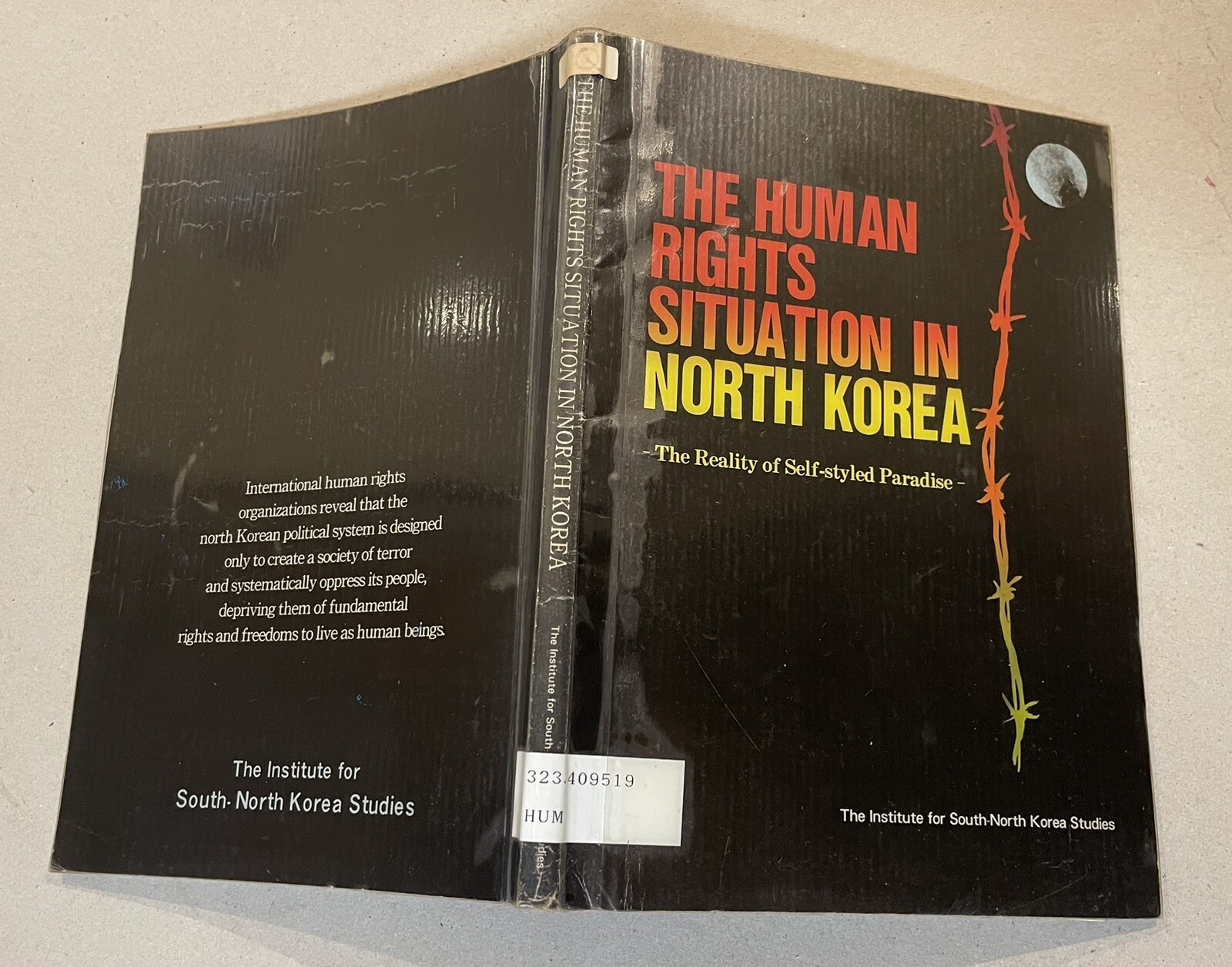 1992 English Korea book – The Human Rights Situation In North Korea