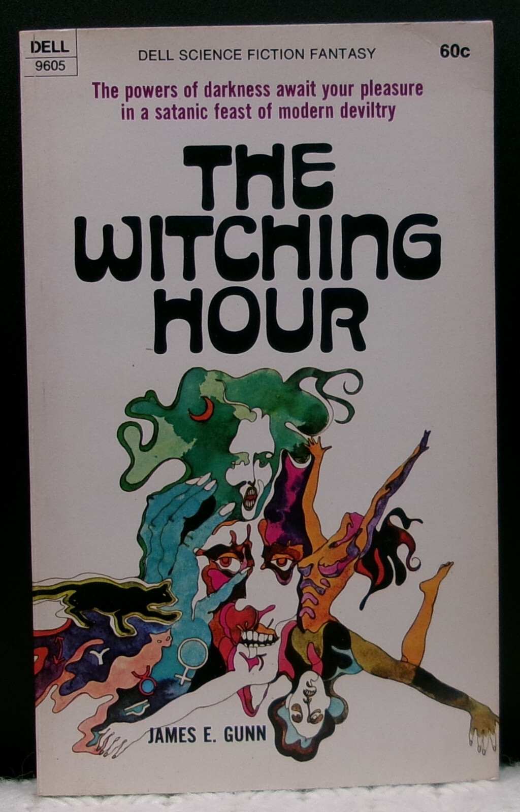 James Gunn WITCHING HOUR First edition Paperback Original Unread Horror Fantasy
