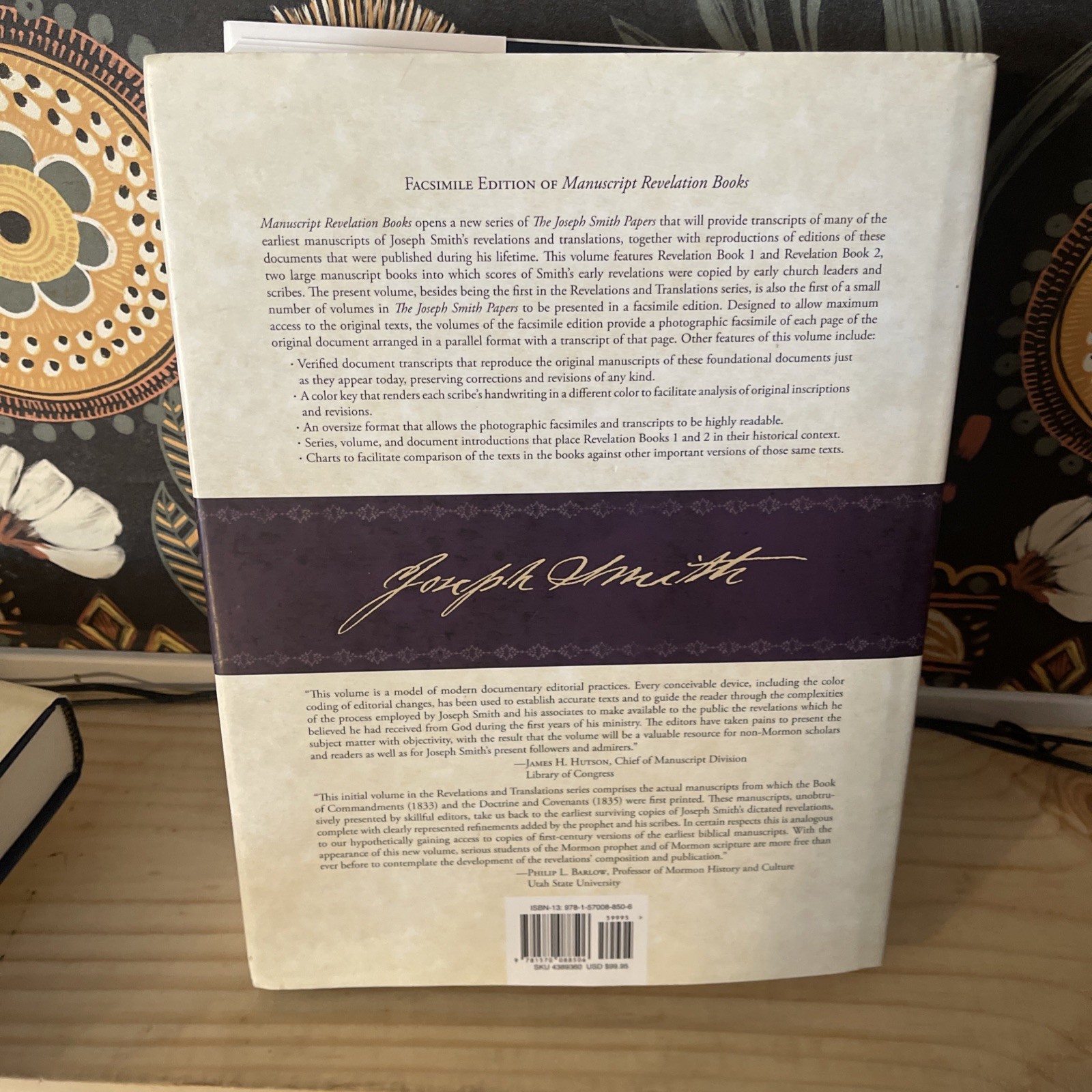 Joseph Smith Papers Documents Vol 1 Hardcover & Facsimile Edition Manuscript Boo