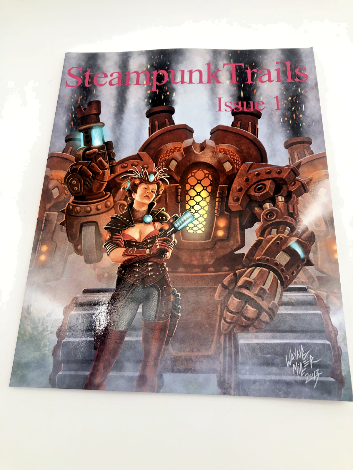 Rare Steampunk Trails Paperback Issues 1 & 2 2013, 2014 Ed. By J. A. Campbell