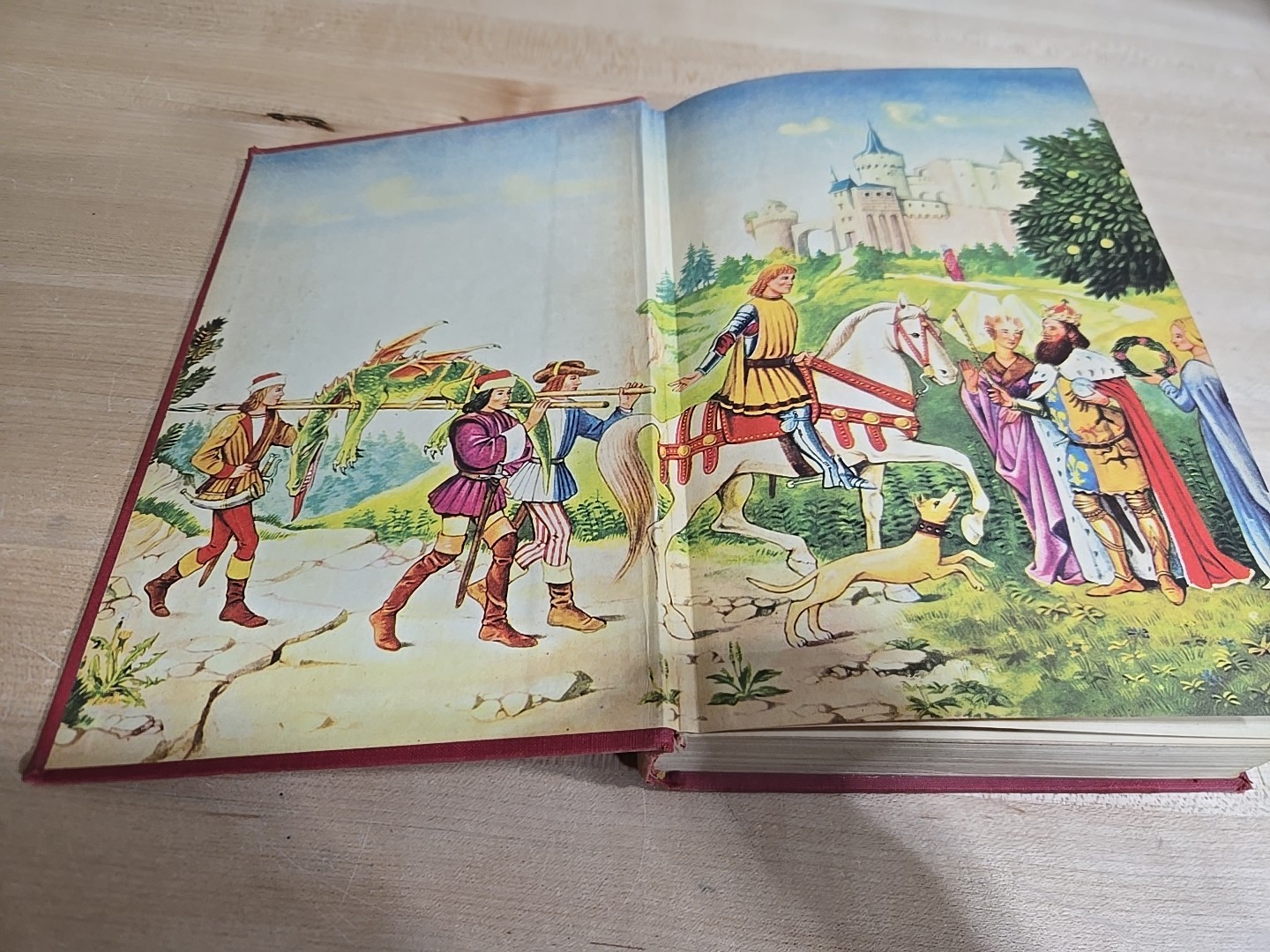 Vintage Set 1945 Anderson’s Fairy Tales Books & Grimm’s Fairy Tales Illustrated