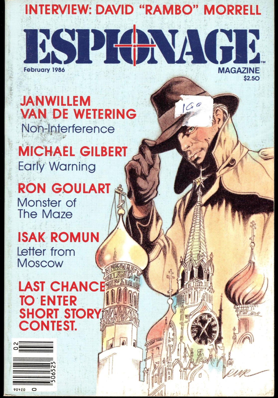 ESPIONAGE February 1986, Ron Goulart