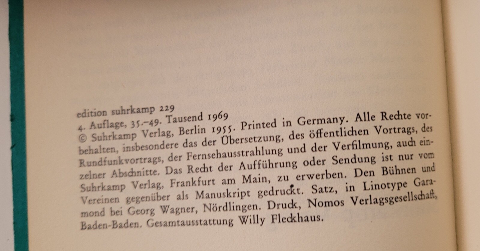 DIE DREIGROSCHENOPER By Bertolt Brecht *Excellent Condition*