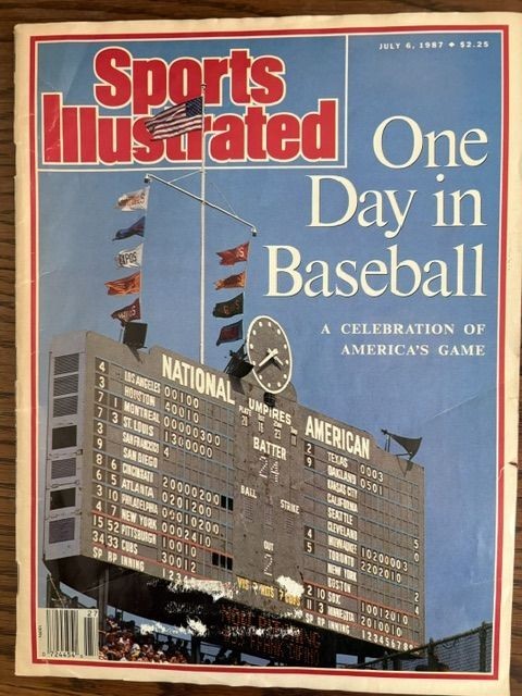 Sports Illustrated July 6, 1987 One Day in Baseball Magazine