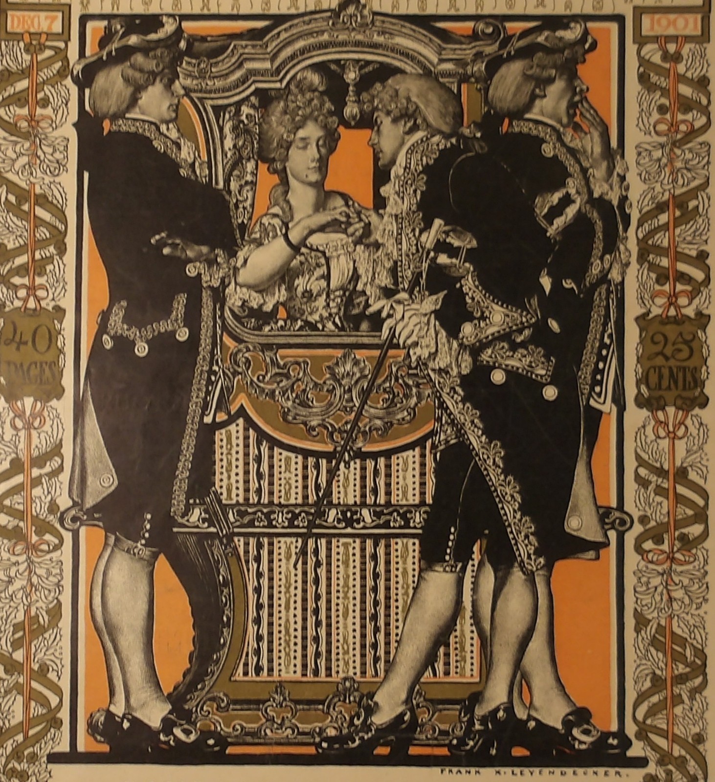 Collier’s Dec 7 1901 • Leyendecker Cover • Remington Centerfold • Christmas Art