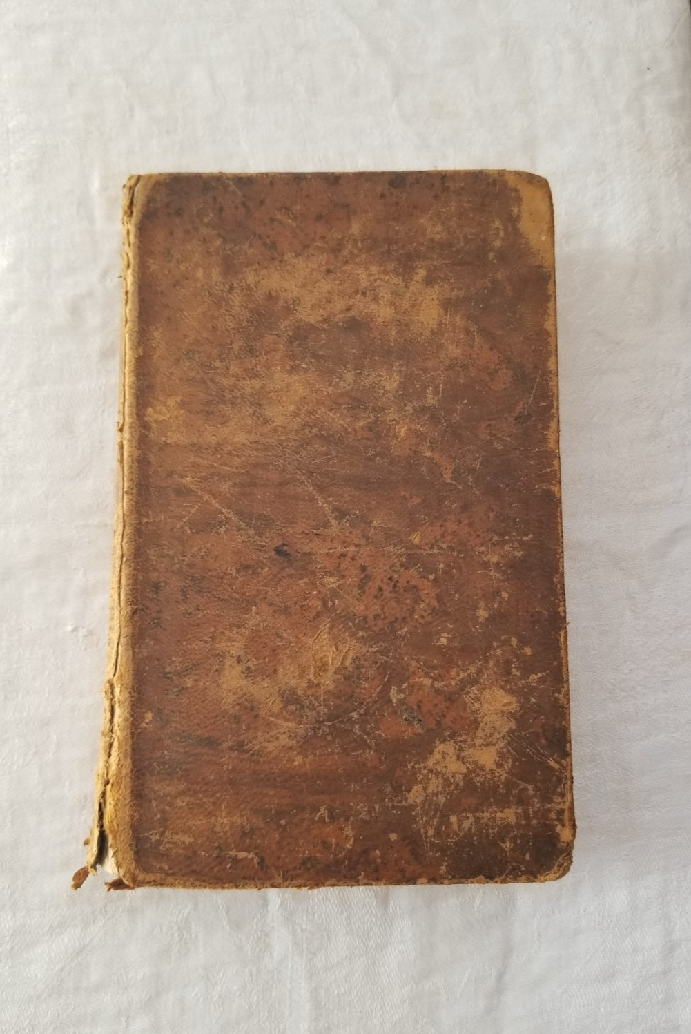 1840 American First Class Book by John Pierpont Leather Binding