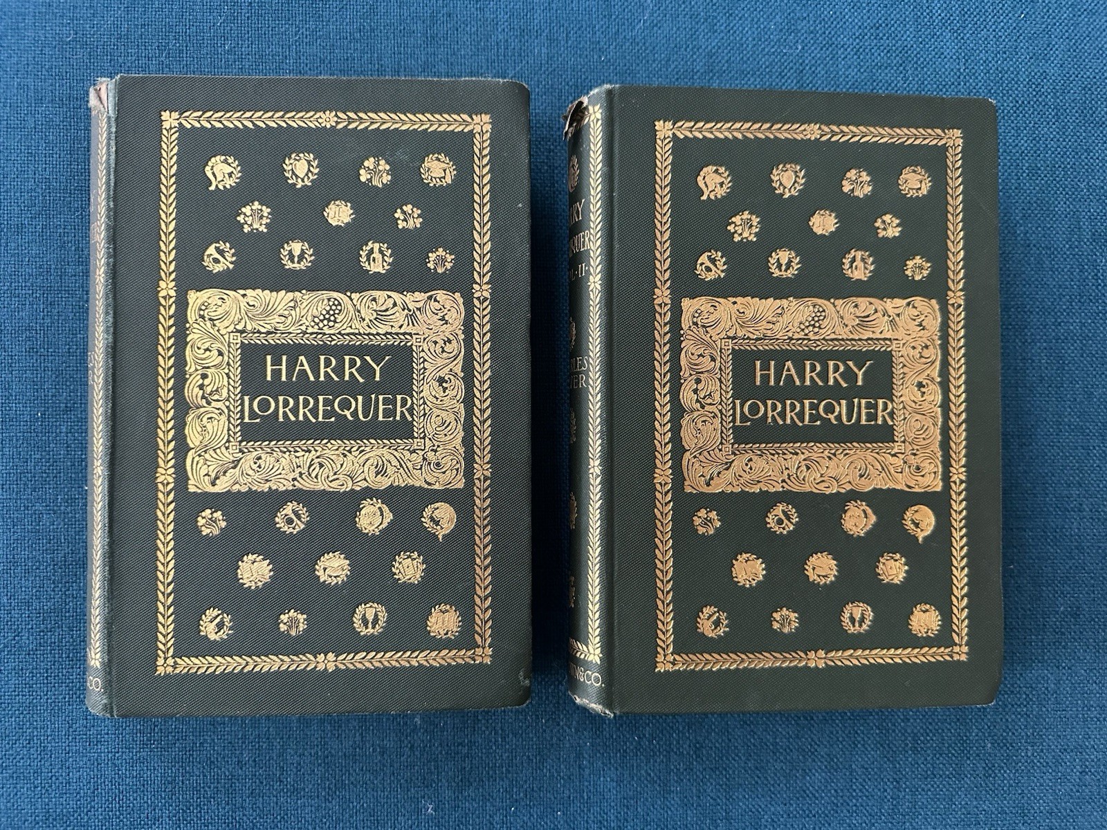 Harry Lorrequer by Charles Lever (1891, HC, Illustrated by Phiz, 2 Volume Set)