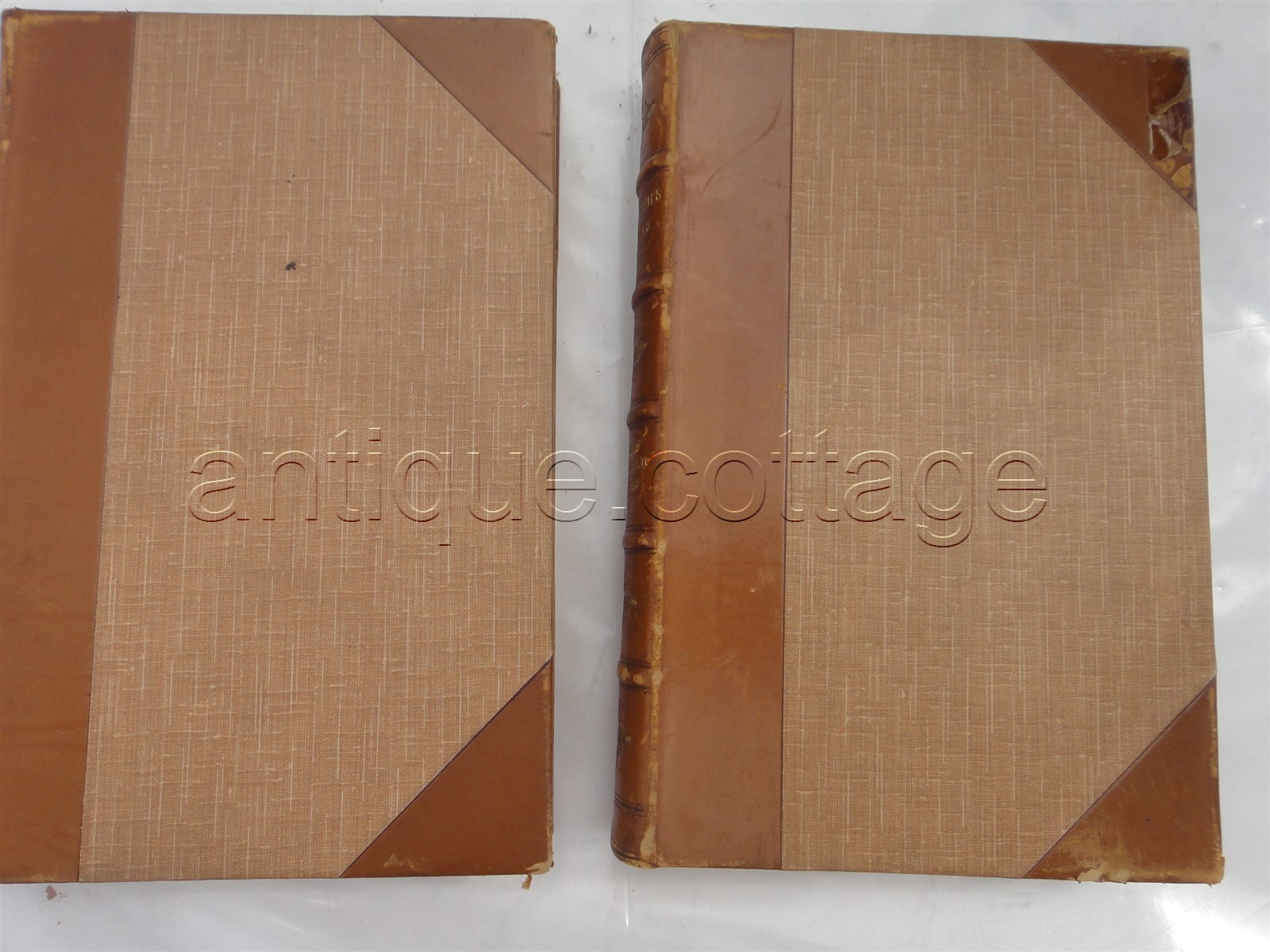 1878 antique WORKS of OLIVER GOLDSMITH vols 1 & 2