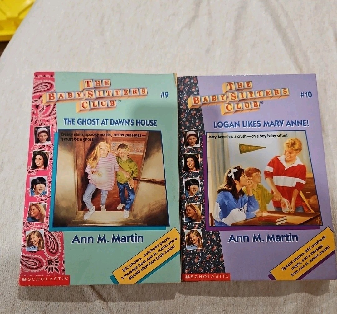 Babysitters Club Vintage Books The Ghost At Dawn’s House, Logan Likes Mary Anne