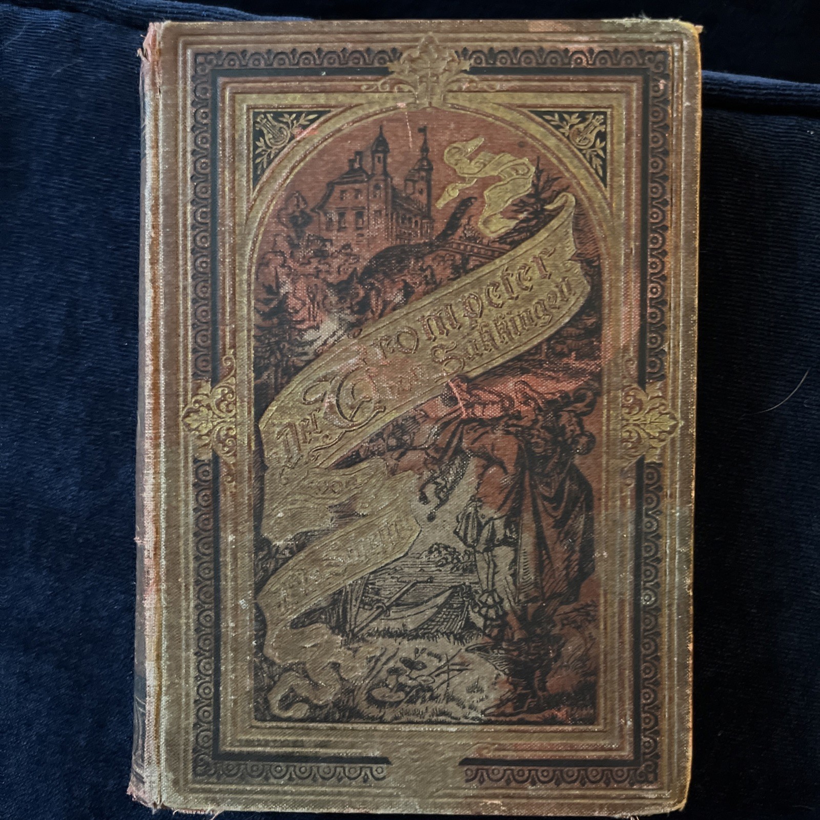 1895 Der Trumpeter By Sackingen Joseph Viktor Von Schaffel Antique German Book