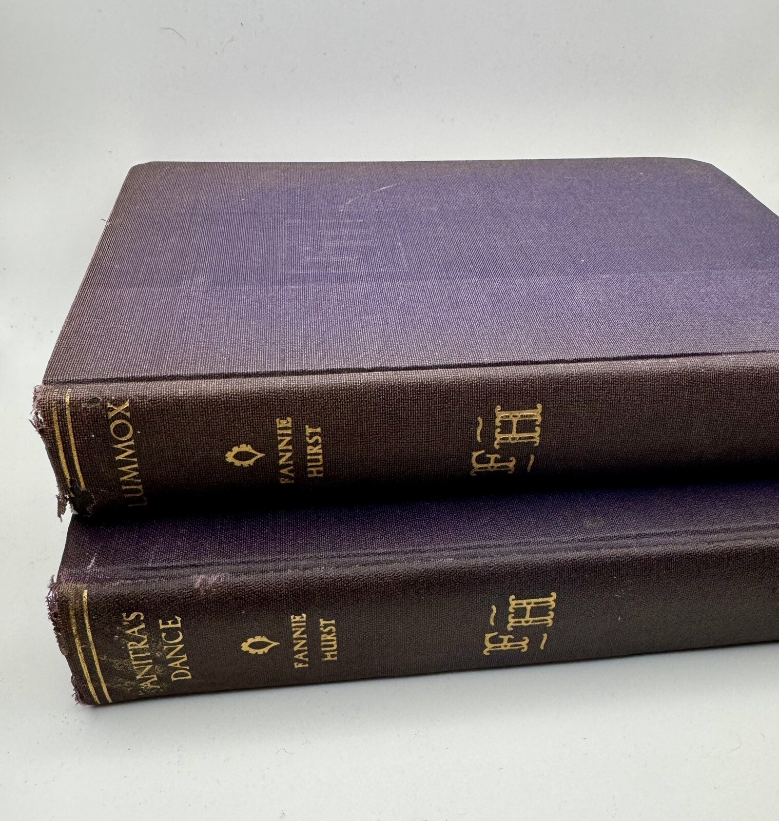 Fannie Hurst 2 Book Lot Hardcover Broadway Ed.-Anitra’s Dance and Lummox 1923-34
