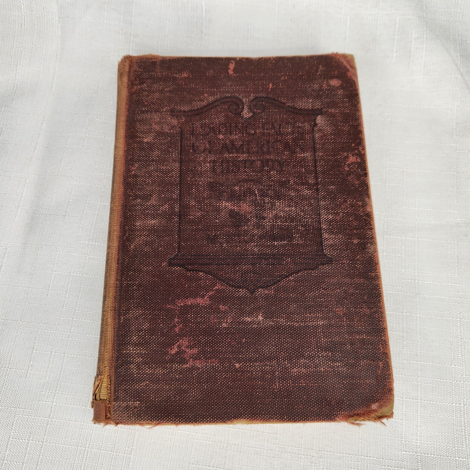 Antique Book Leading Facts of American History by D.H. Montgomery 1910 Hardcover