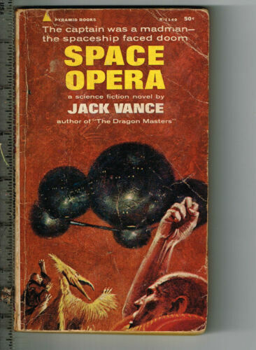 Vintage SciFi Paperback Book Pyramid R 1140 SPACE OPERA Jack Vance