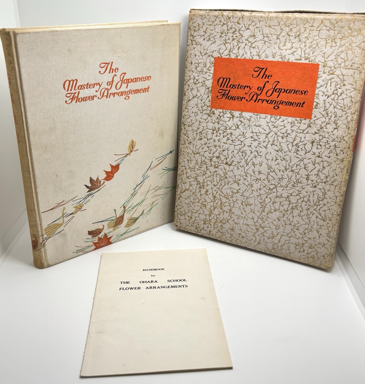 The Mastery Of Japanese Flower Arrangement | Tsujii | 1953 Hardcover Slip Case