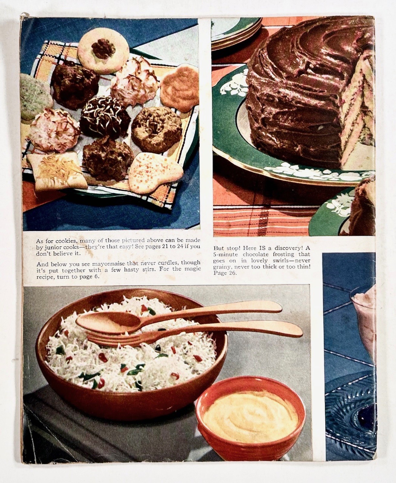 1936 Eagle Brand MAGIC RECIPES Illustrated cookbook BAKERY dessert CAKES cookies