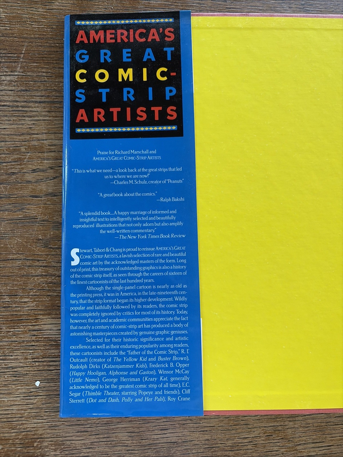 AMERICA’S GREAT COMIC STRIP-ARTISTS, by Marschall. NY, 1997, Free Ship GR