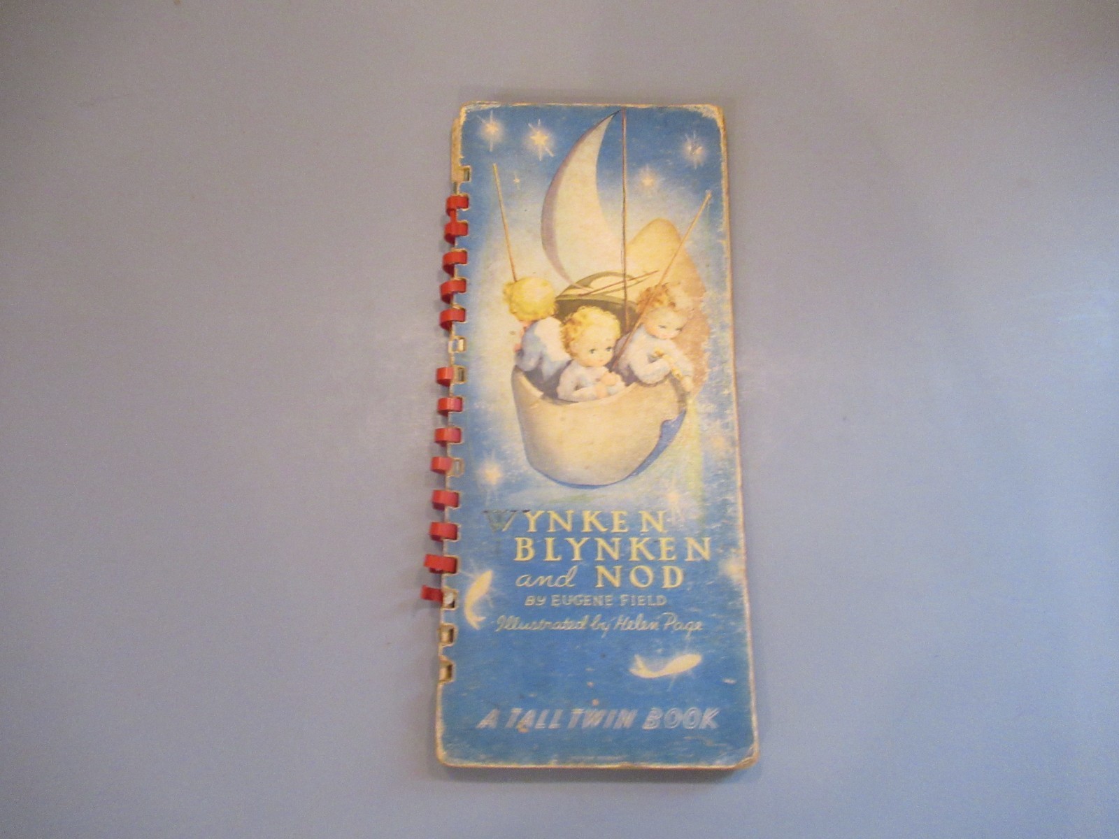 Wynken Blynken Nod Dinky Bird Calico Cat Eugene Field Twin Tall Board Book