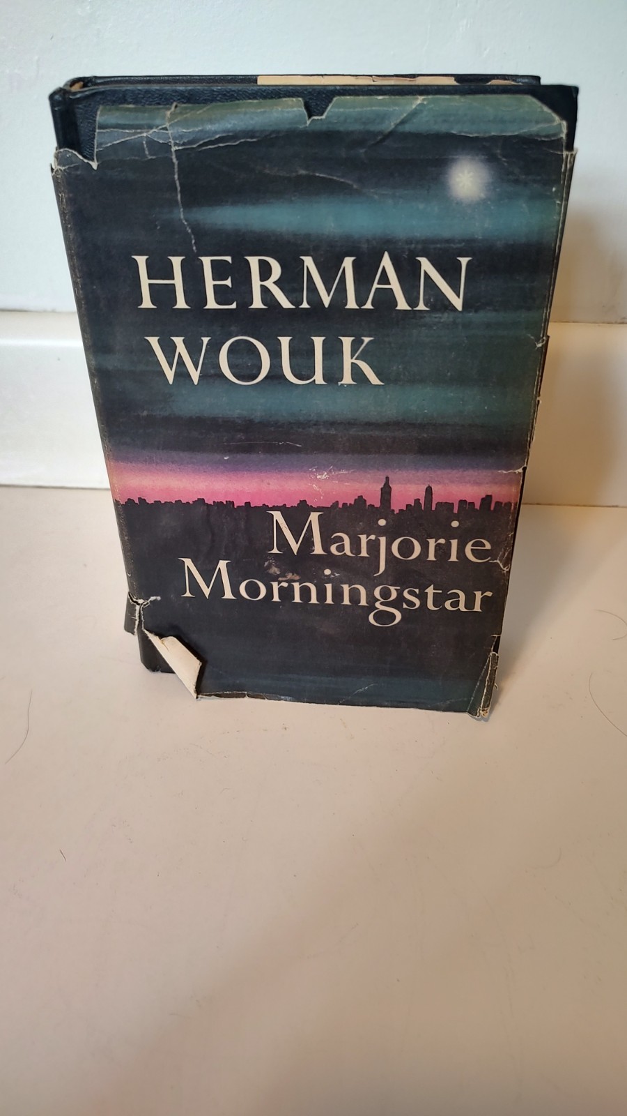 Marjorie Morningstar by Herman Wouk hardcover 1955 bookclub edition dust jacket