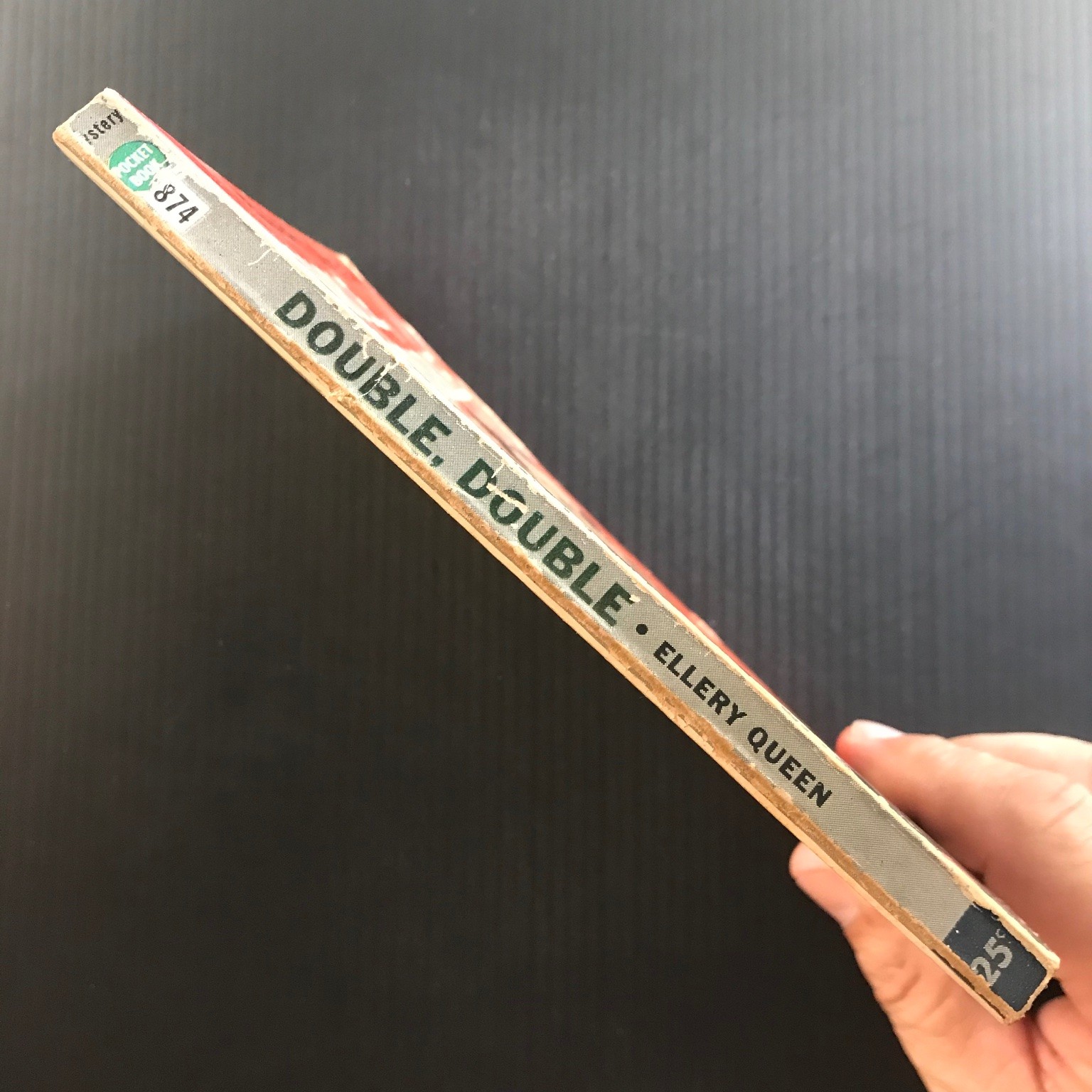 Double, Double Ellery Queen 1952 Pocket Book Mystery Pulp Fiction