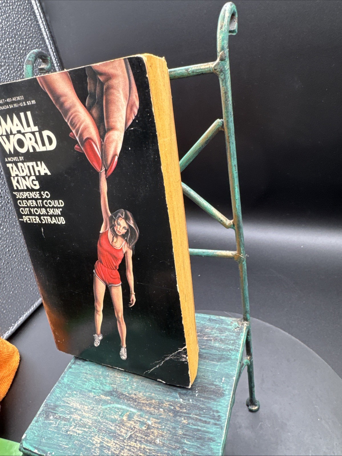 1981 Small World Tabitha King Vintage Paperback Sexy Suspense Thriller