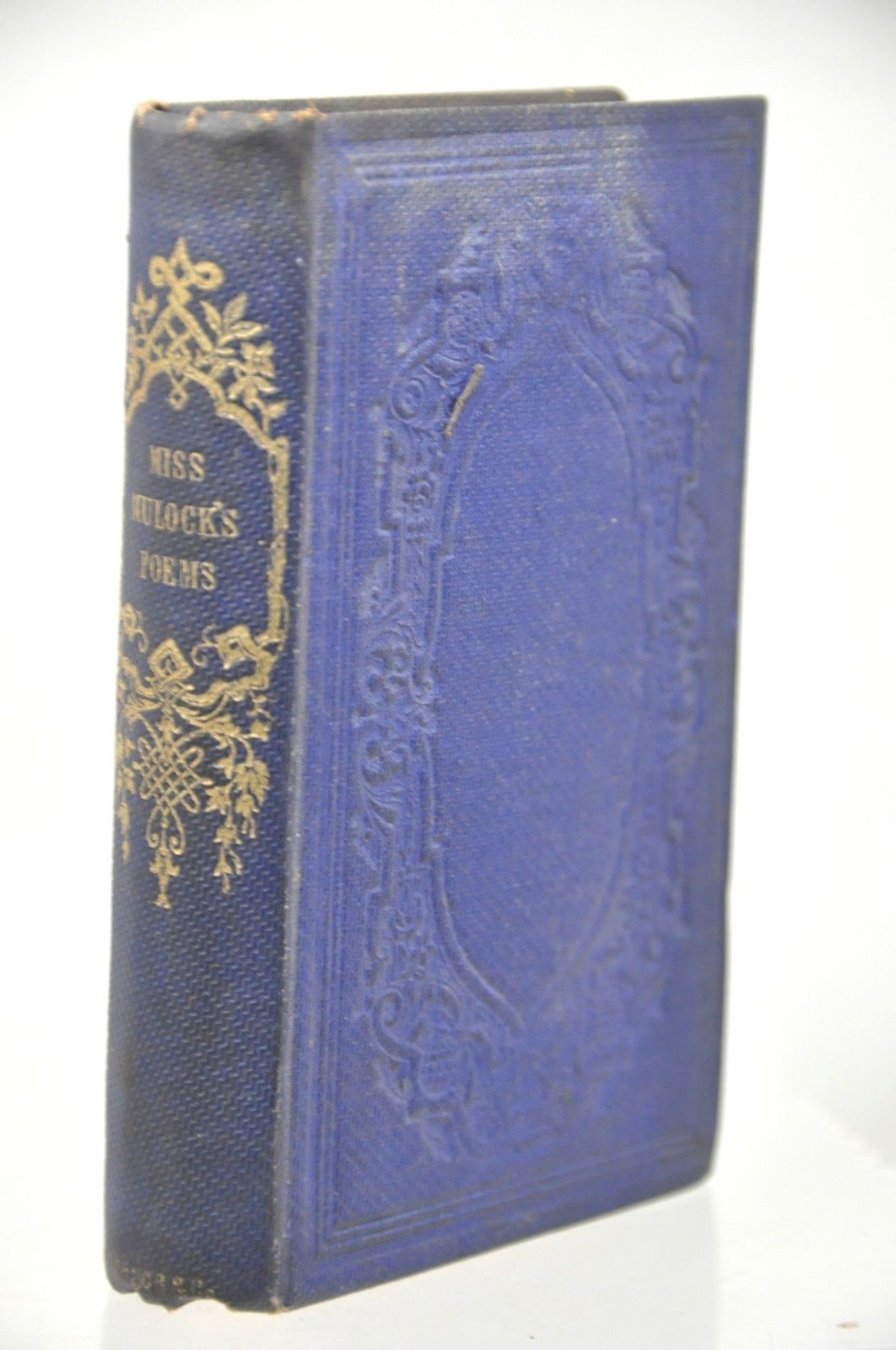 1866 Miss Mulock’s Poems Author’s Edition Ticknor & Fields Antique Book 5.5×3.5
