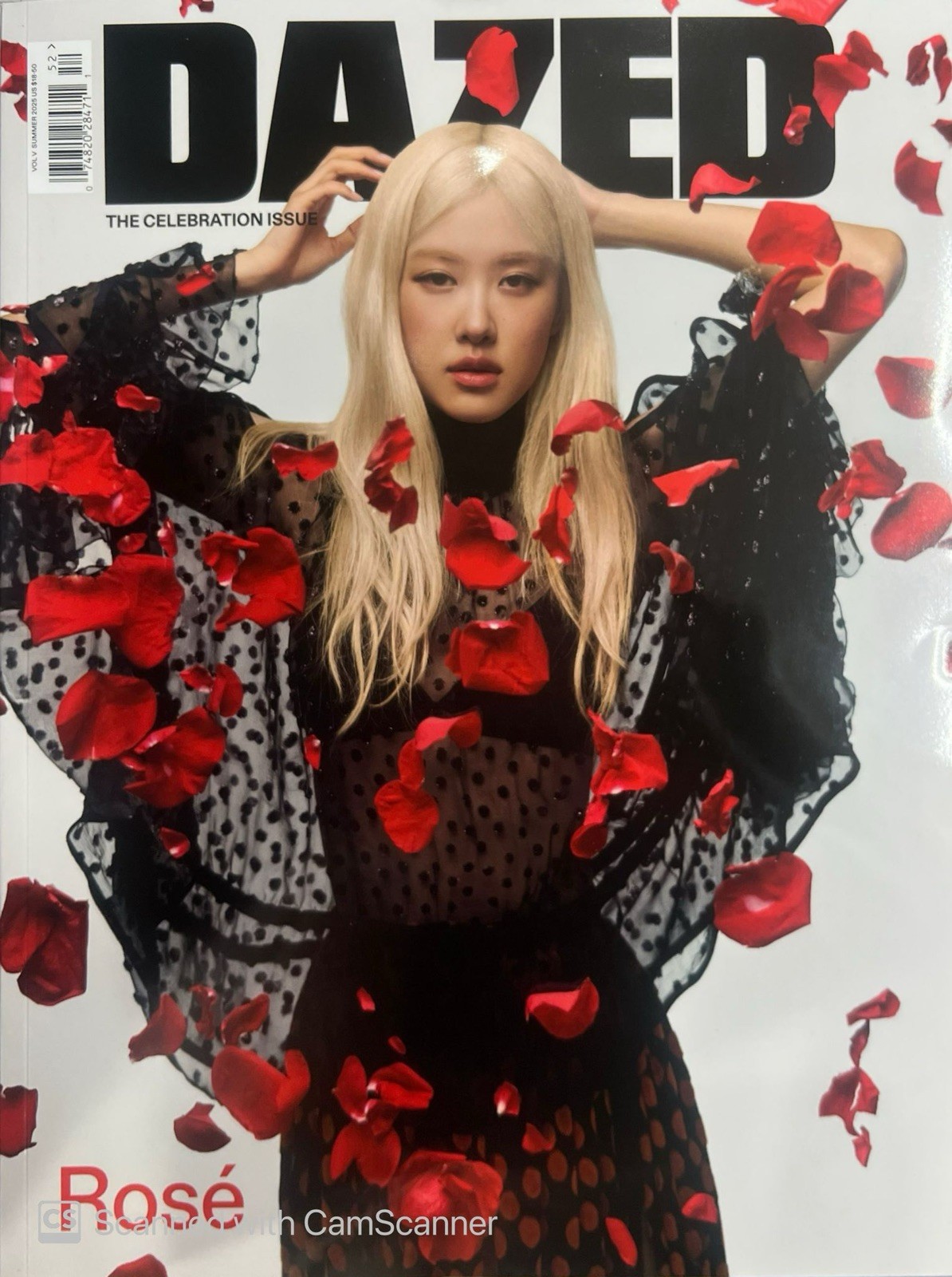 DAZED MAGAZINE-VOL 5-SUMMER 2025-THE CELEBRATION ISSUE-ROSE-BLACKPINK-Brand New