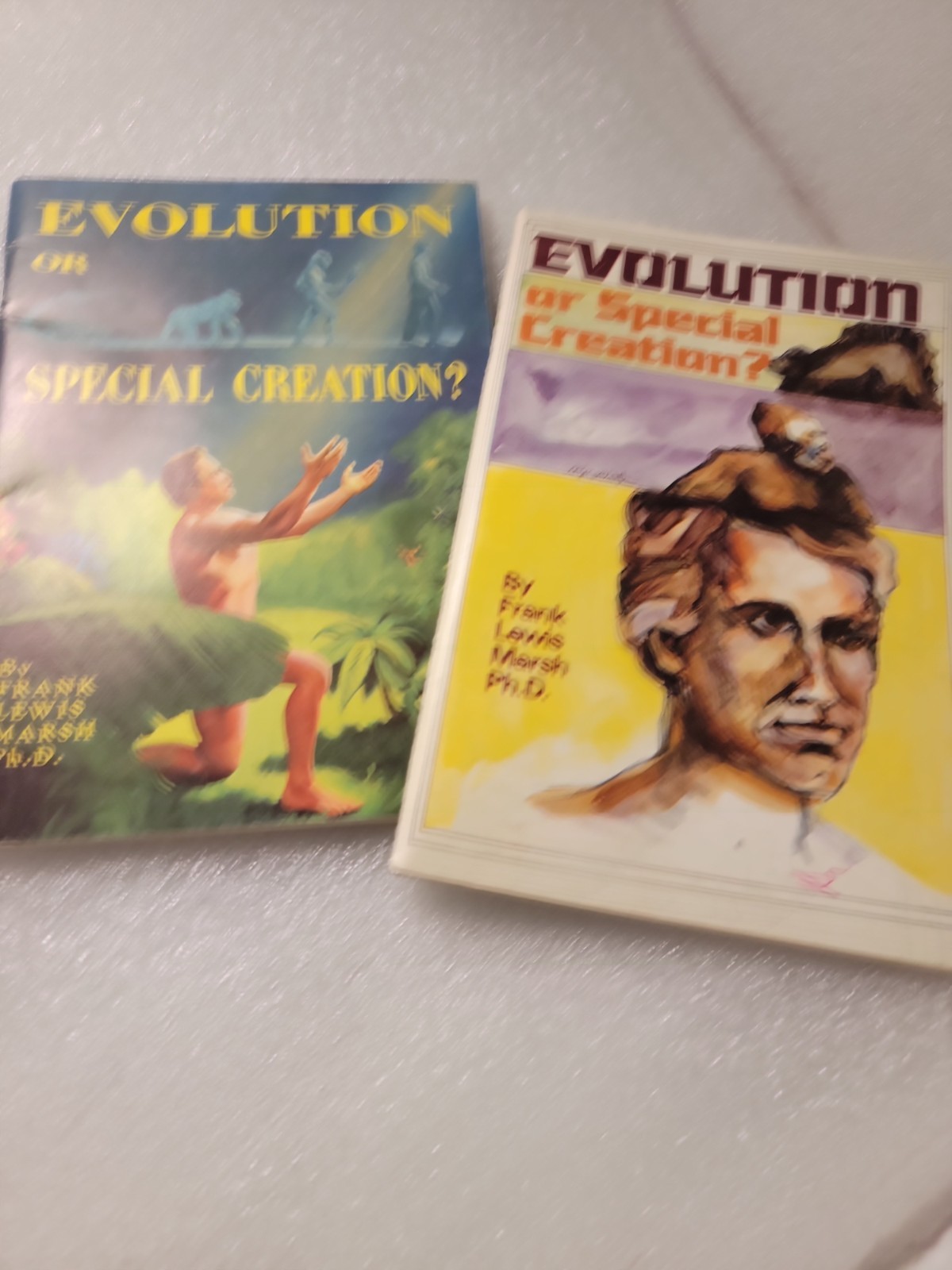 2pcs LOT! Evolution Or Special Creation Frank Lewis Marsh Review & Herald 1963