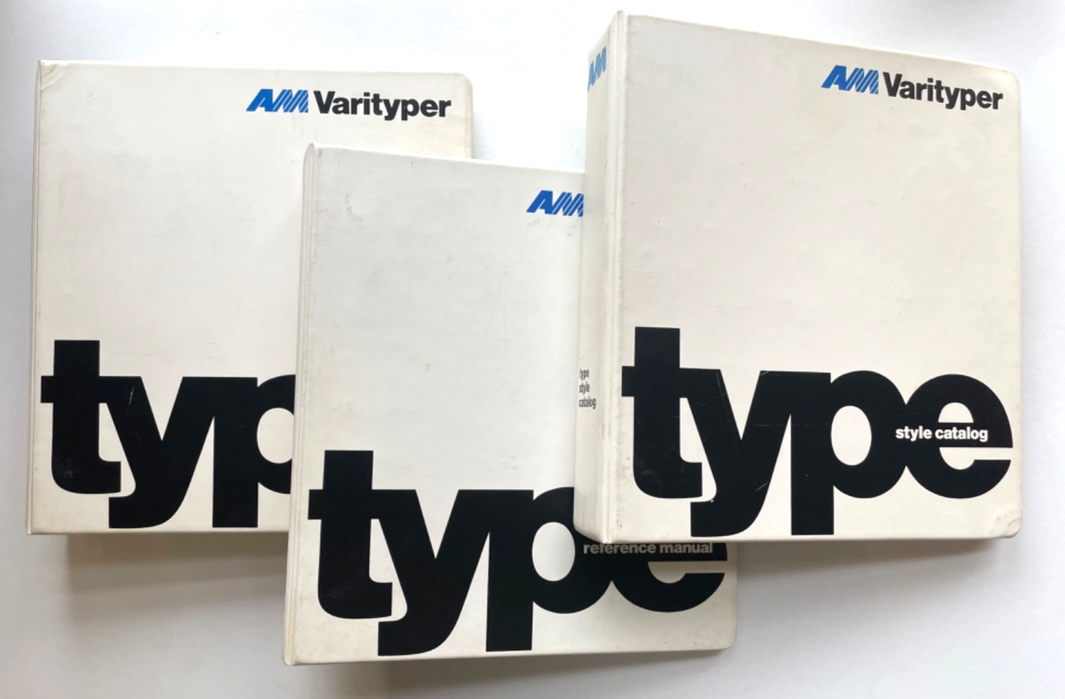Type Style Catalog • THREE volumes • AM Varityper • Specimen Books 1982