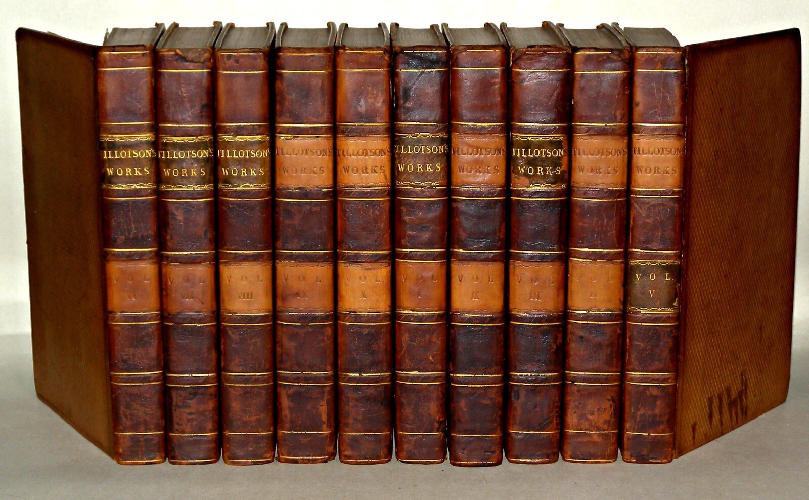 The Works of Dr. John Tillotson, Late Archbishop of Canterbury, 10 Vol Set, 1820