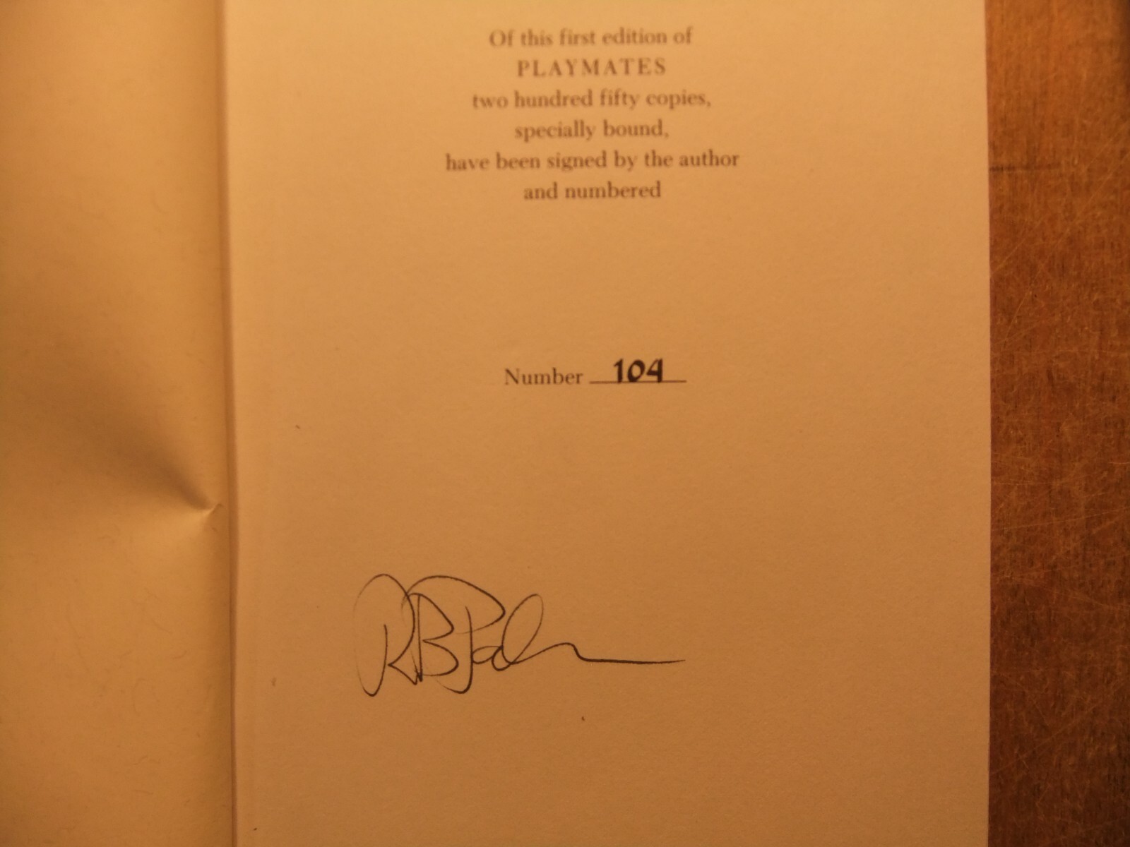Playmates by Robert Barker signed limited edition