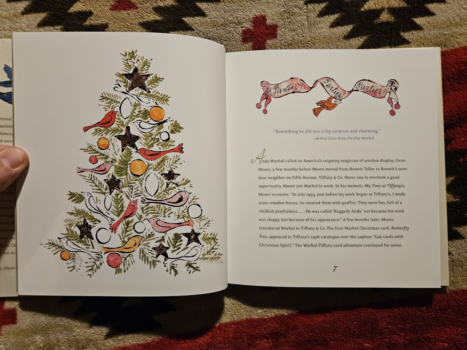 Greetings from Andy (Warhol): Christmas at Tiffany’s by John Loring HC 2004