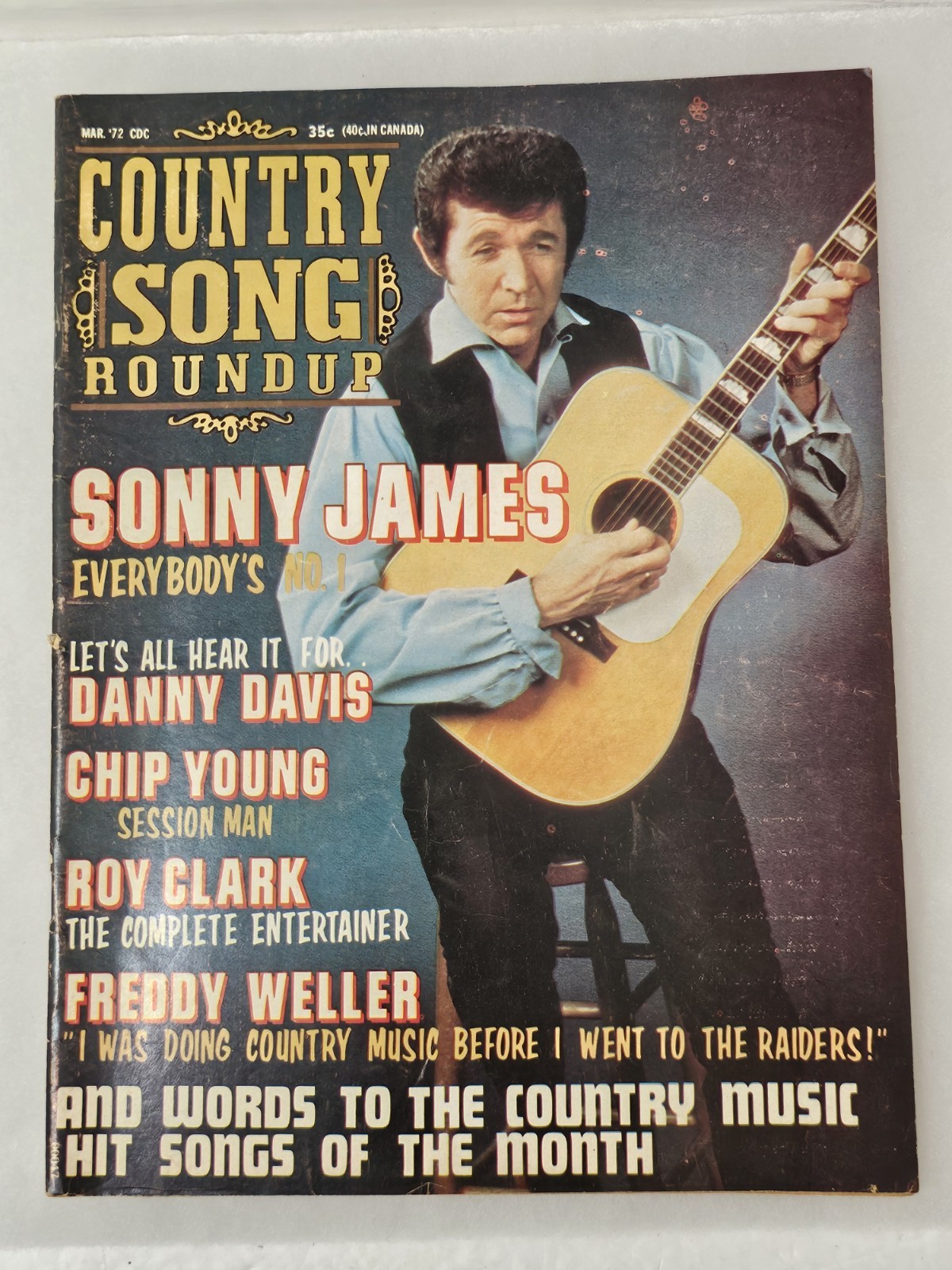 Country Song Roundup #152 March 1992 Sonny James Charlton Publishing