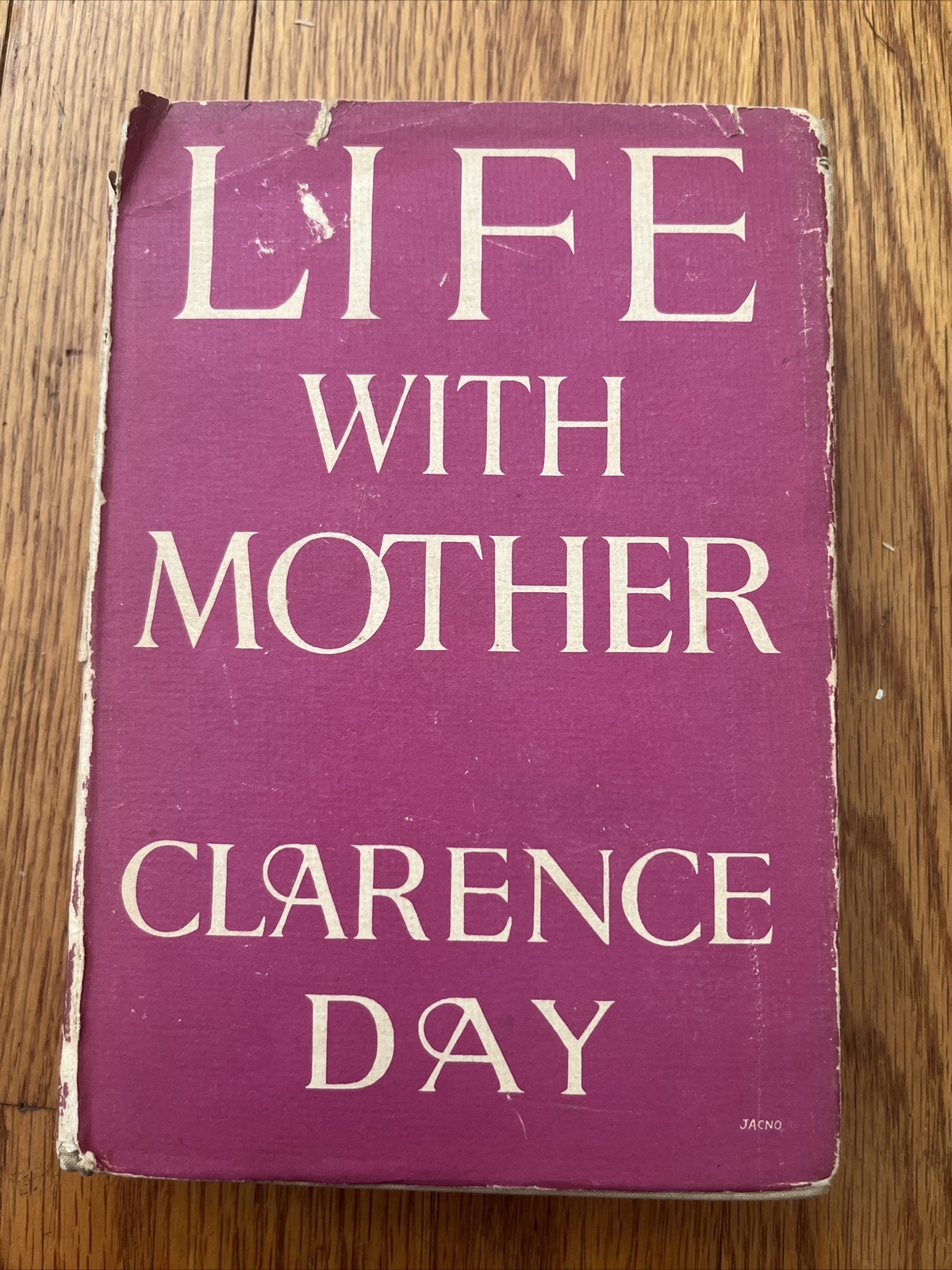 Clarence Day Life with Mother 1937 1st/1st Edition Print HC DJ Dust Jacket Rare