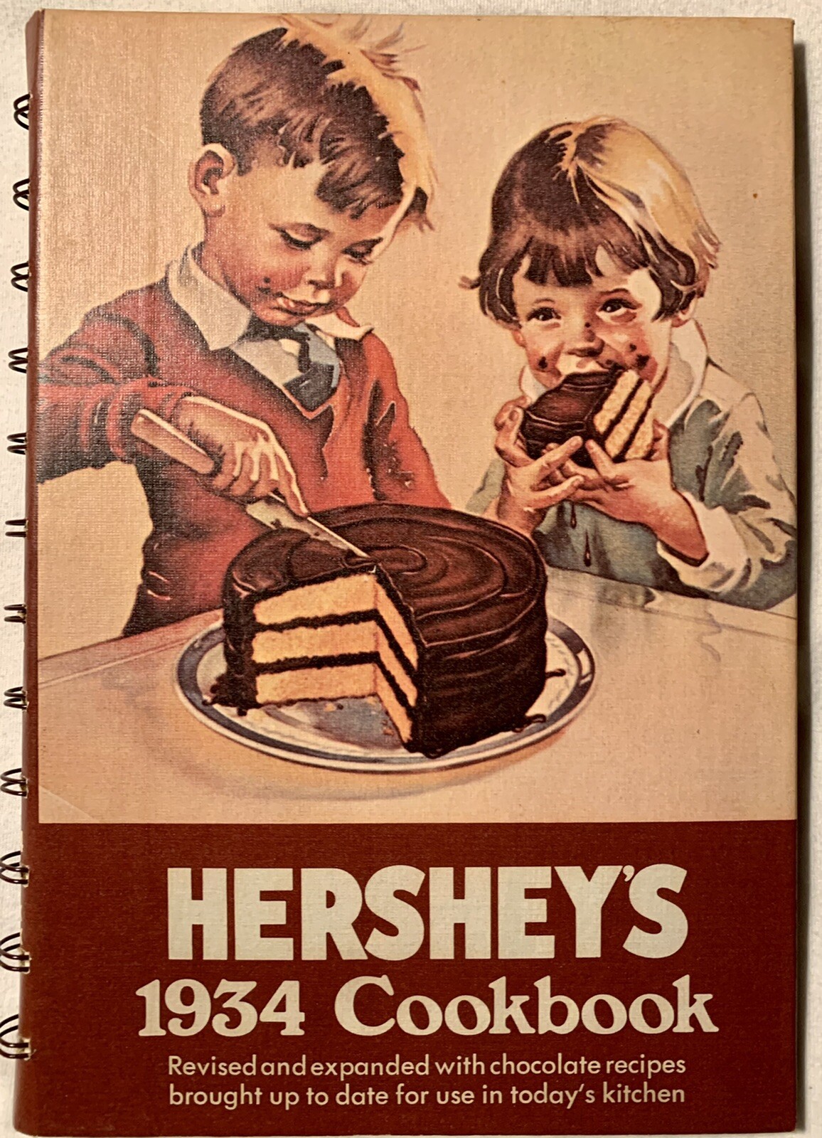 Hershey’s 1934 Cookbook Revised & Expanded 6th Printing Hard Cover Great Photos!