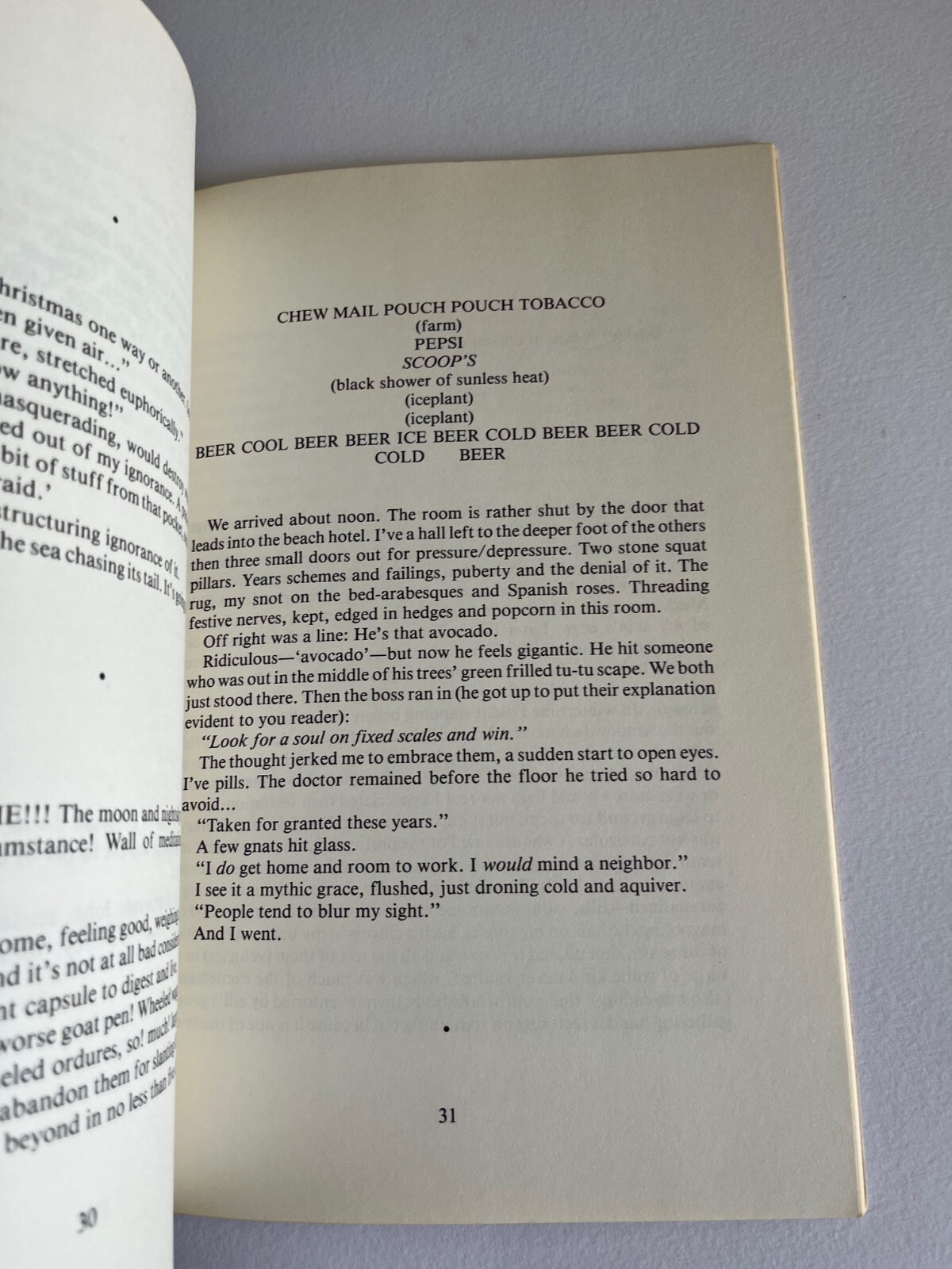 Steve CAREY / The California Papers ~ 1st Edition 1981 New York Ltd 1/750 poetry