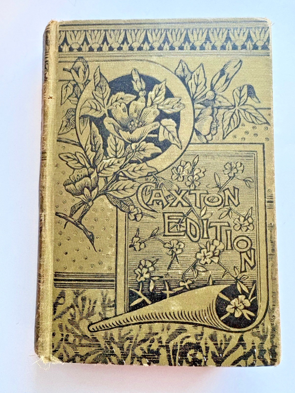 Antique Book Caxton Edition The Life and Adventures of Robinson Crusoe DeFoe