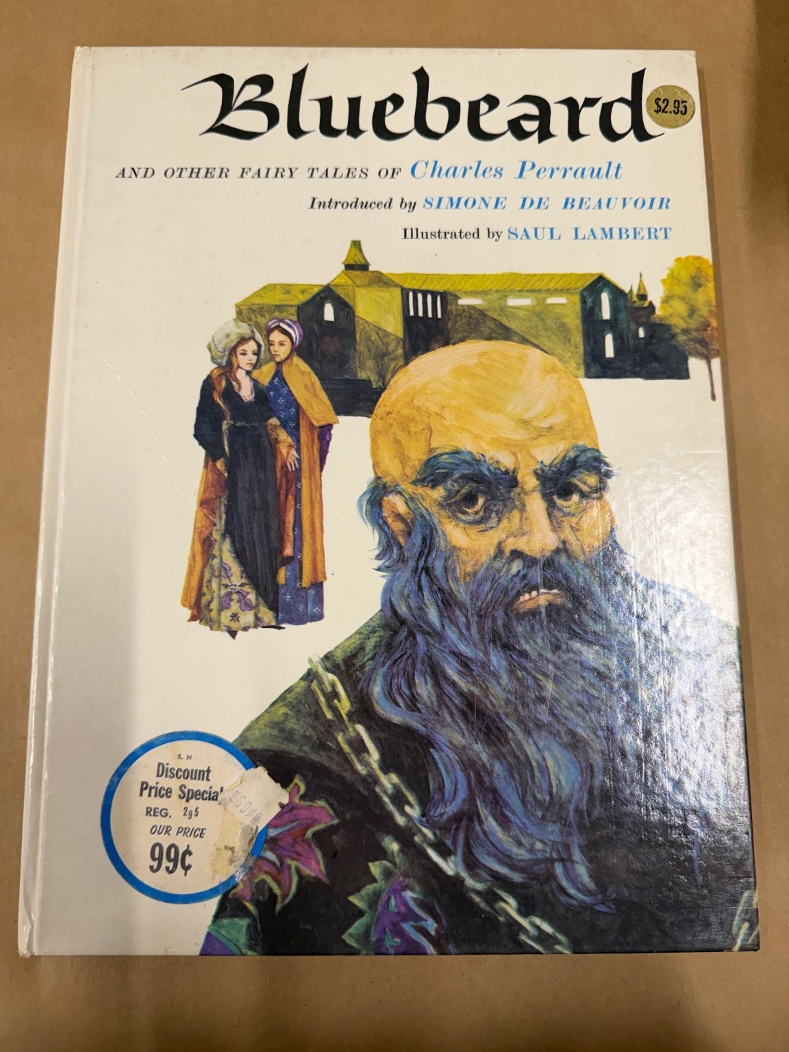 Bluebeard & Other Fairy Tales Charles Perrault 1964 Illustrated Beauvoir
