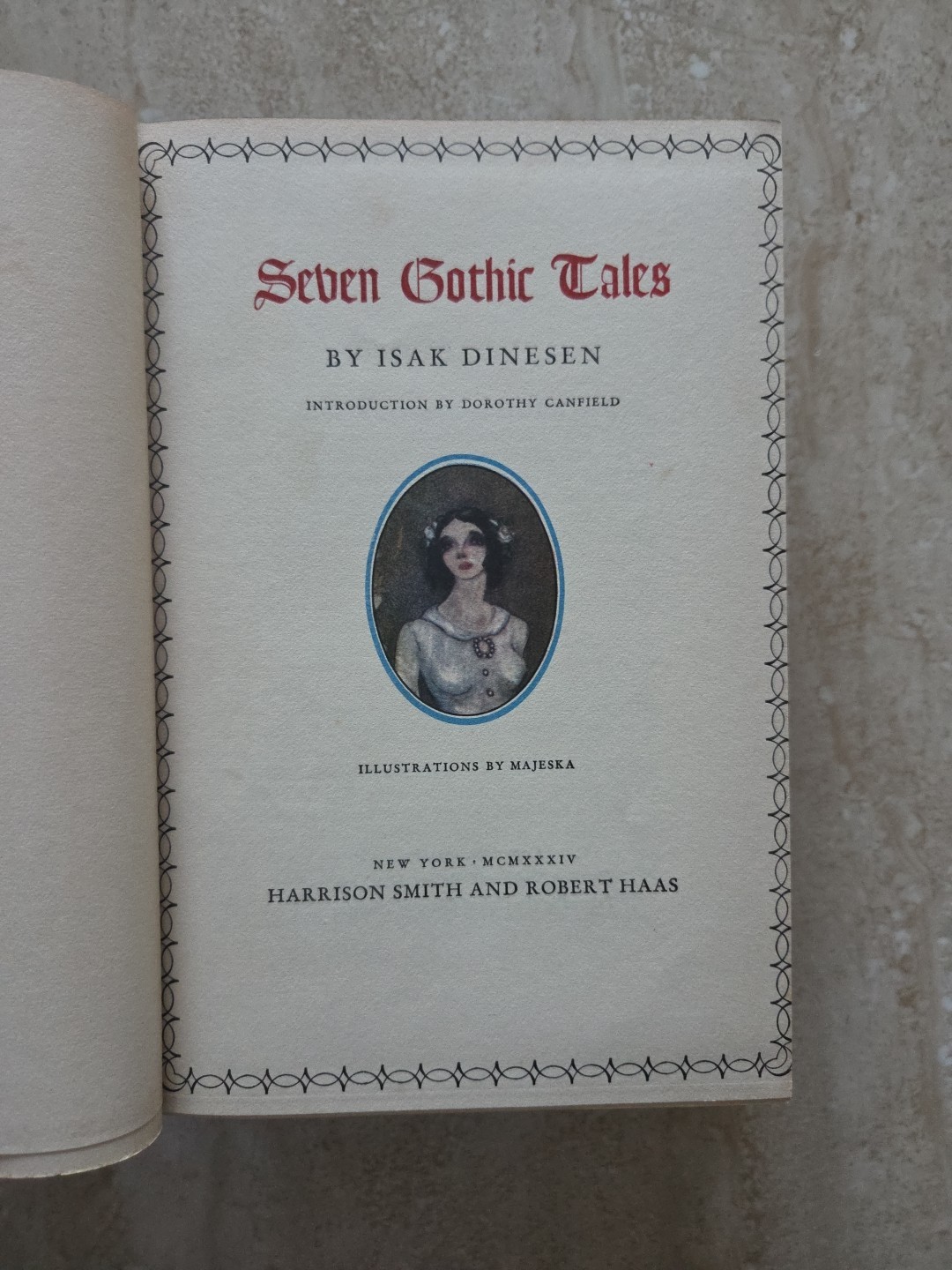 Seven Gothic Tales by Isak Dinesen Special Illustrated Edition,#158(HB, 1934)