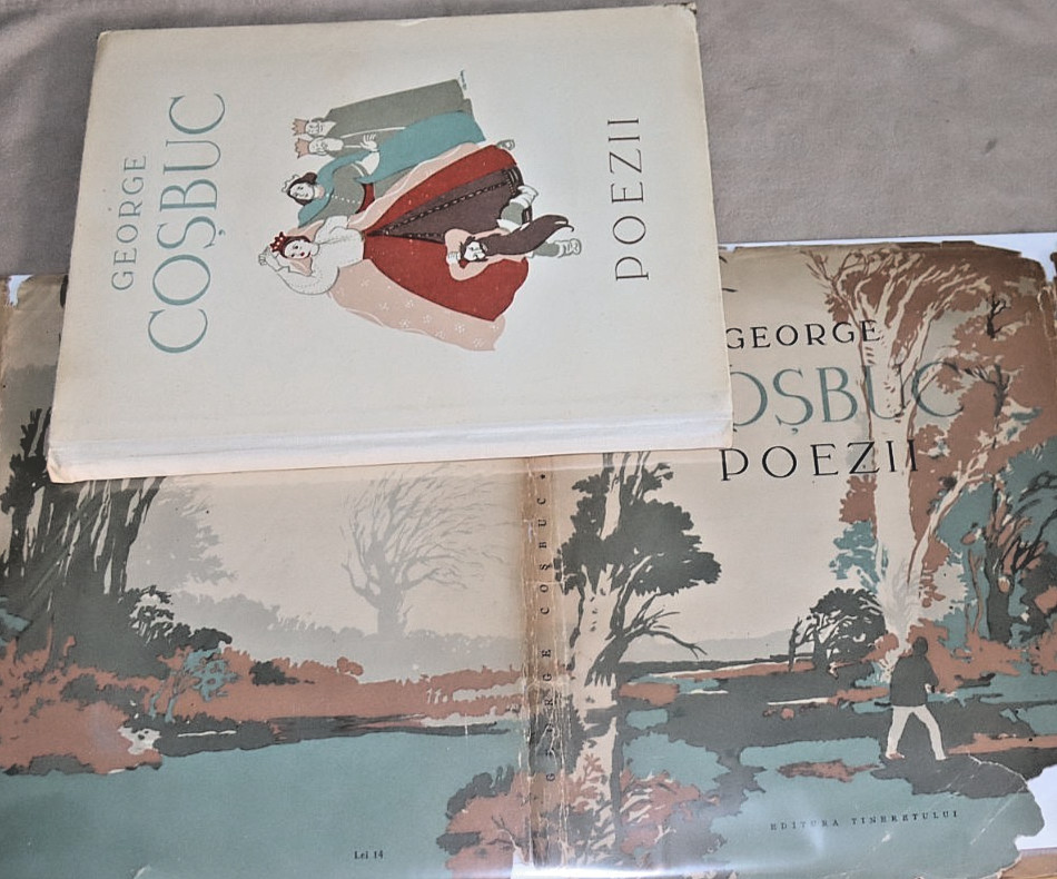 1958 GEORGE COSBUC Poezii (Poems)- Art Anastase Demian ROMANIAN LANGUAGE HC/DJ