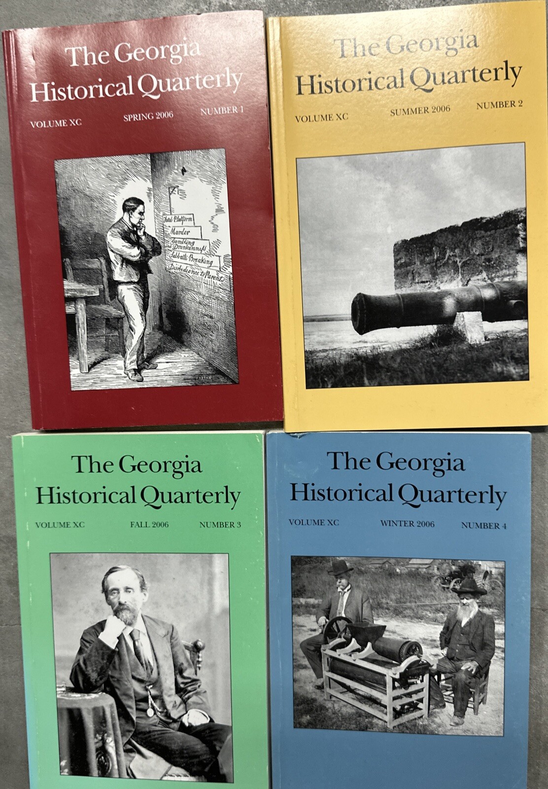 4 Issues Full 2006 Year – Georgia Historical Quarterly – Stories Atlanta HTF!