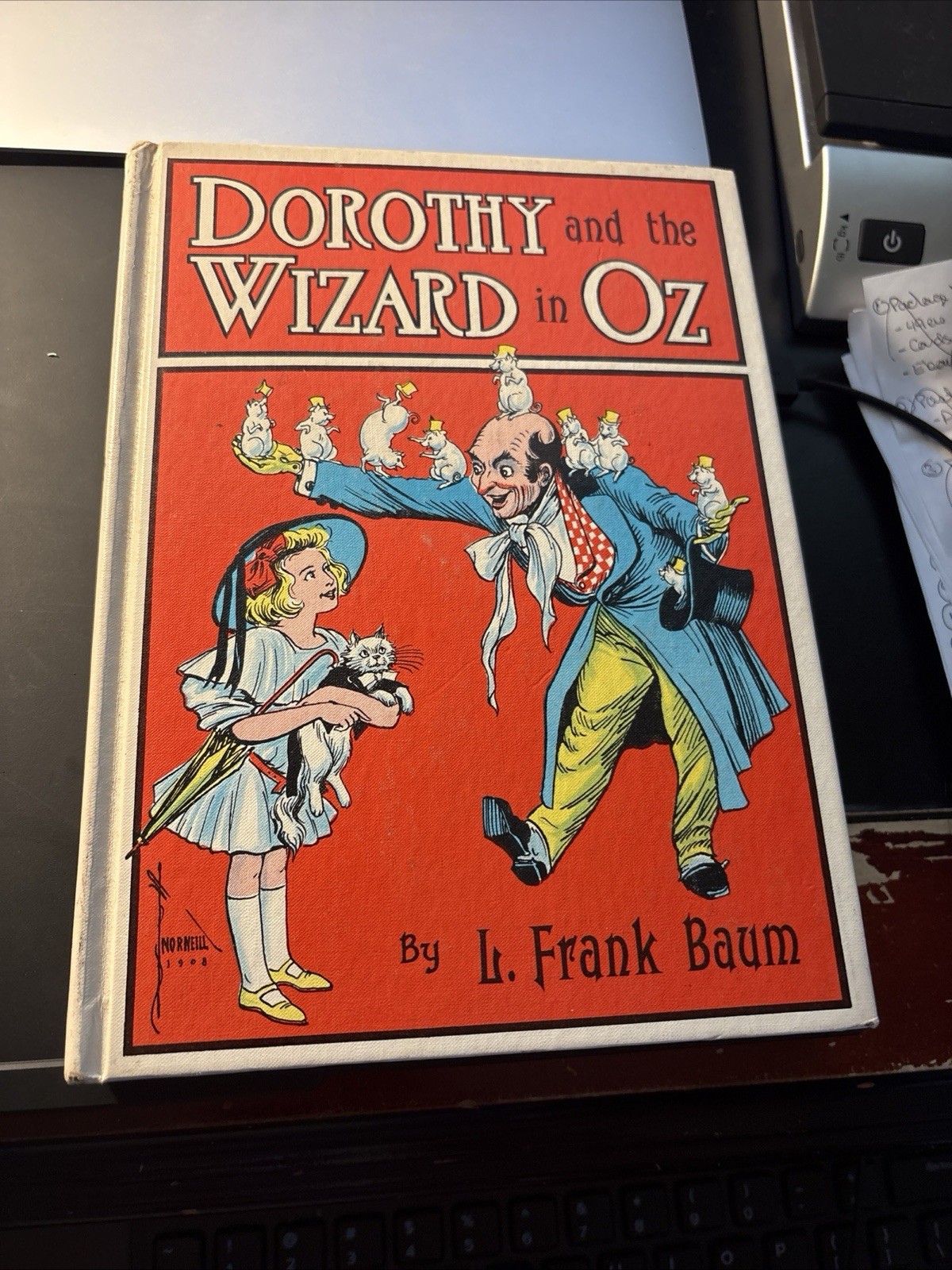 Dorothy and the Wizard in Oz L. Frank Baum Reilly & Lee White Edition 1908 RARE!