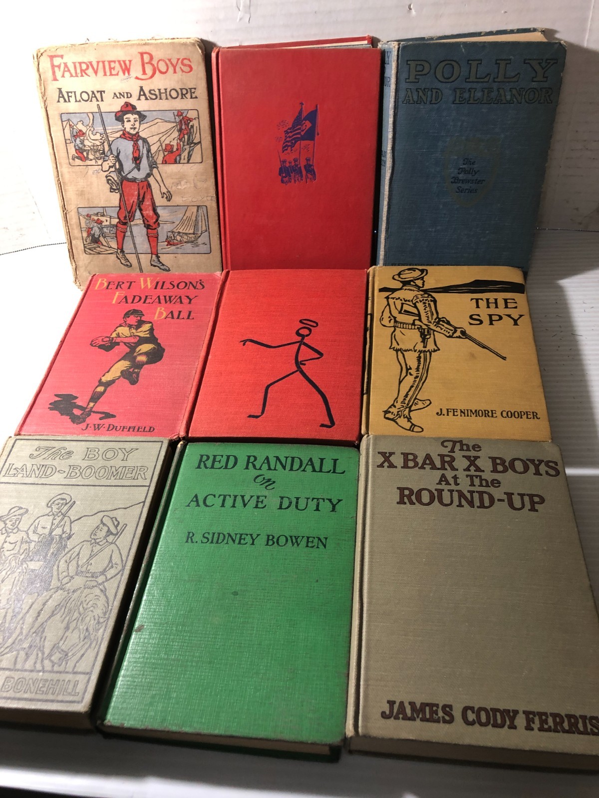 b Vintage JUVENILE FICTION Lot of 9 Hardcovers Mixed Authors Dates 1902-1945
