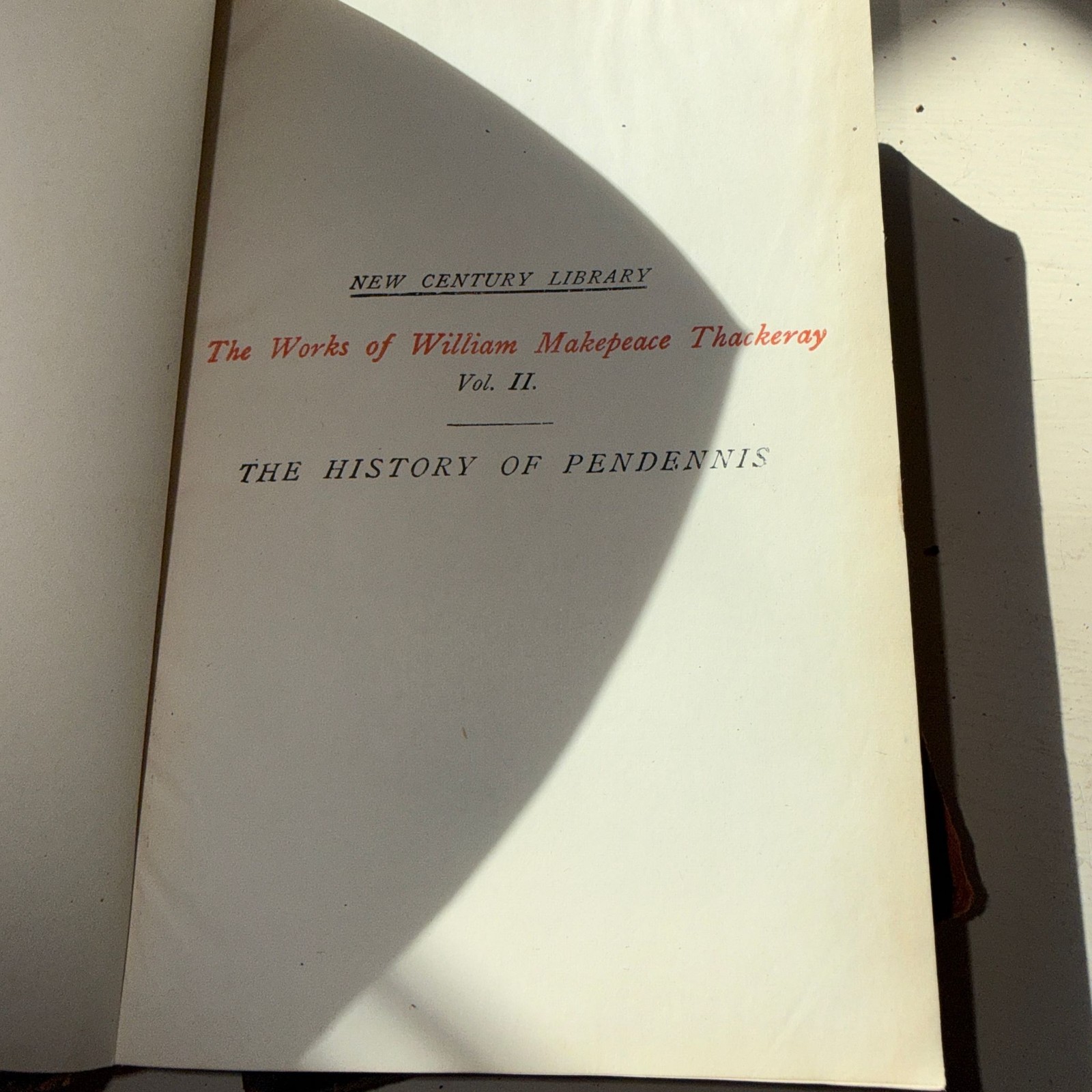 Thackeray 5-Vol Set Barry Lyndon Pendennis Newcomes Philip Virginians Nelson