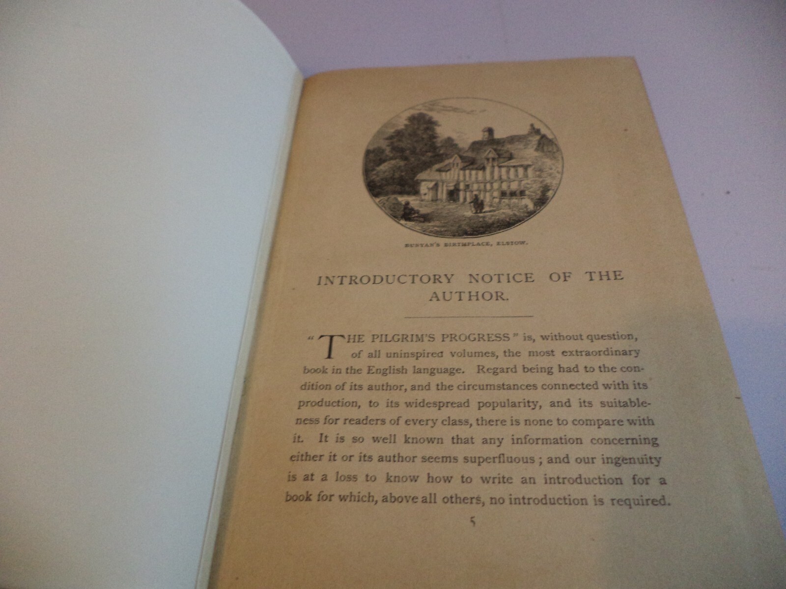 THE PILGRIM’S PROGRESS old antique book JOHN BUNYAN S.W. PARTRIDGE