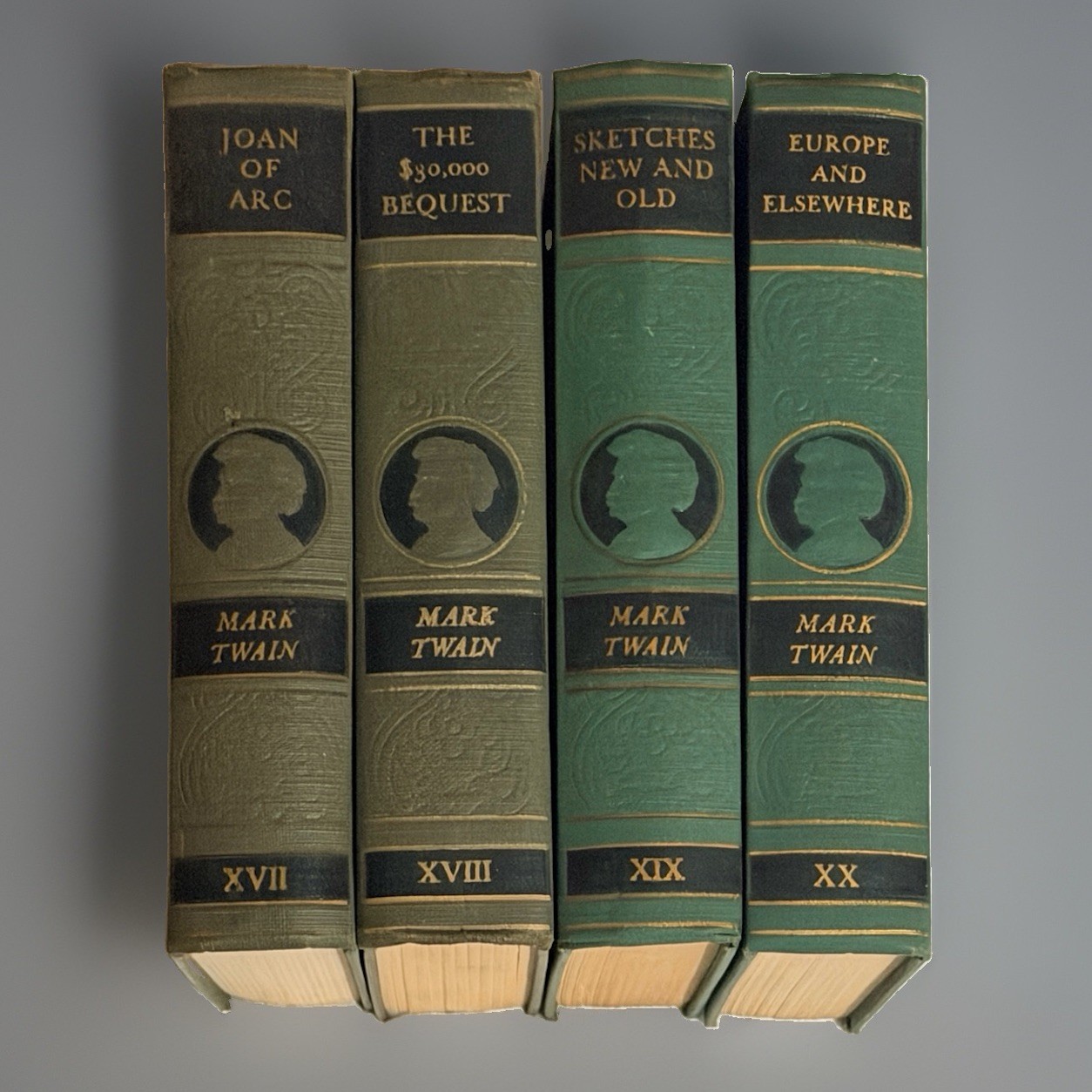 Mark Twain 19 Vol Set Harper Authorized Edition 1935 Notebook First Edition rare