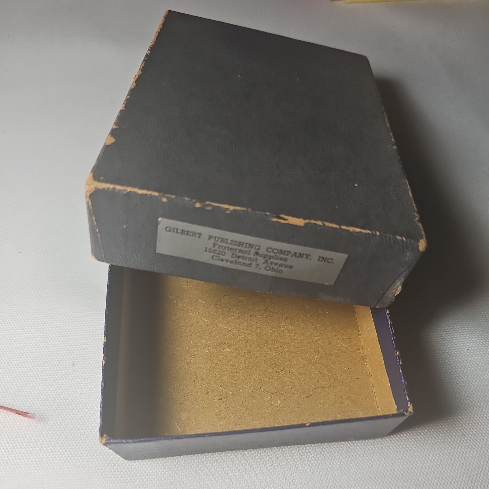 Vtg HOLY BIBLE pocket size OXFORD LONDEN ENGLAND Eastern Star Gold Edge