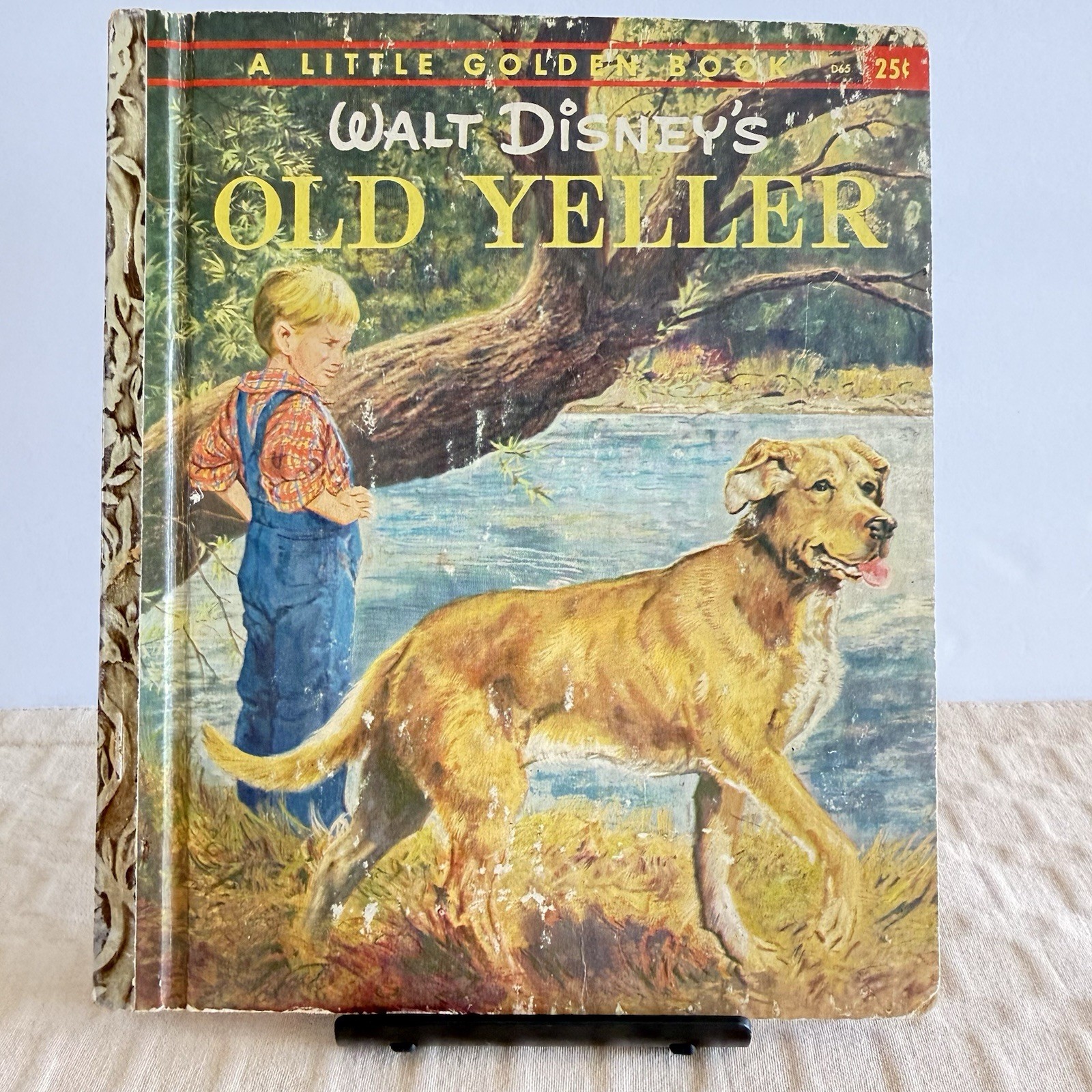 1957 Walt Disney’s Old Yeller Little Golden Book – As Told By Irwin Shapiro