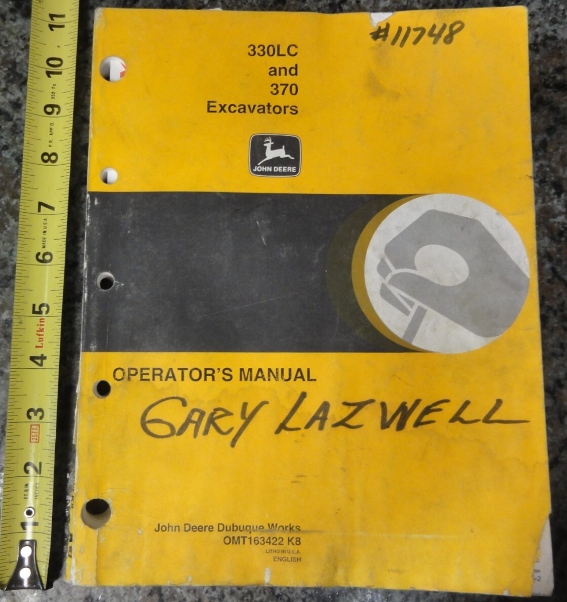 John Deere 330LC & 370 Excavators Operators Manual