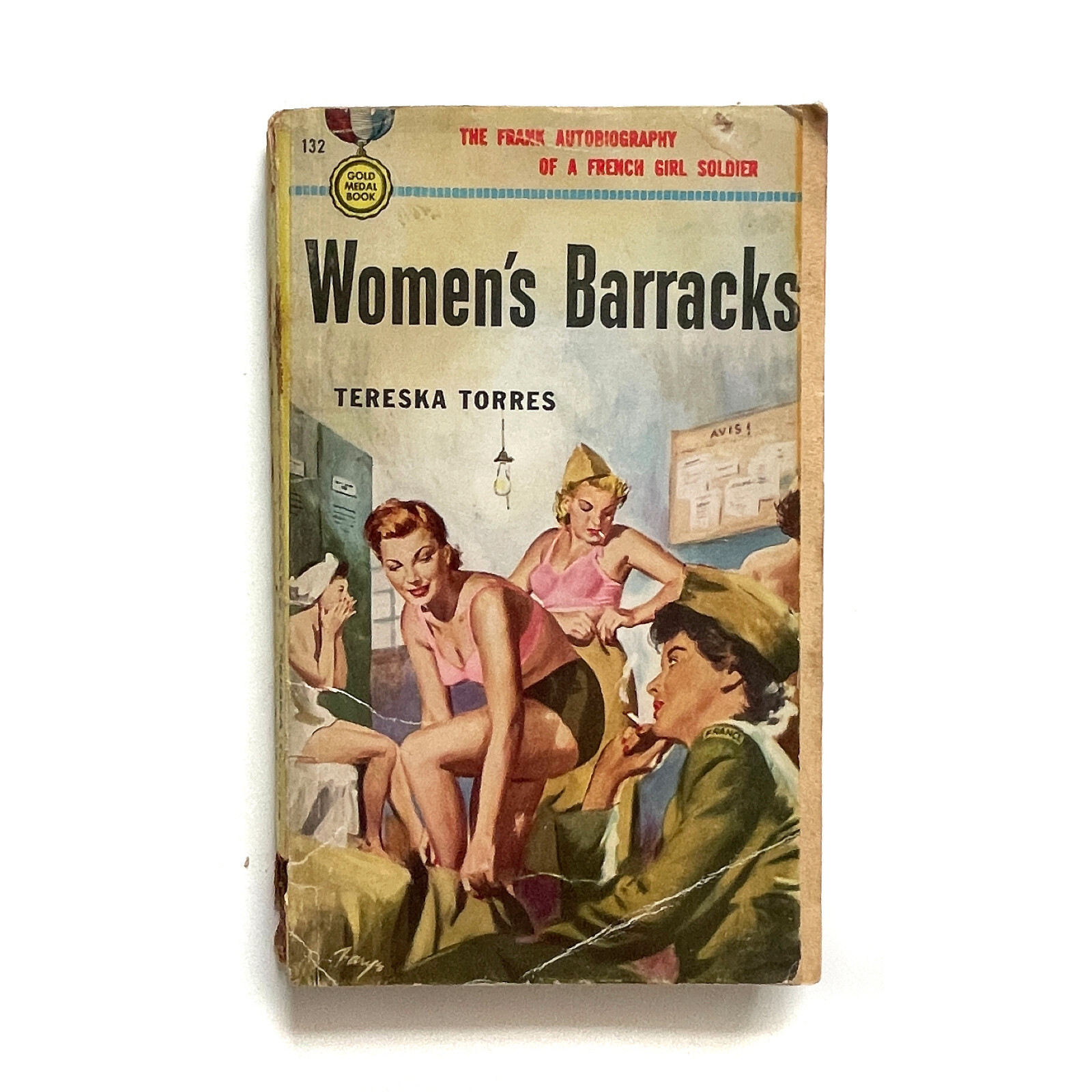 1951 Women’s Barracks • Tereska Torres • Gold Medal Book • Early LGBTQ Lesbian
