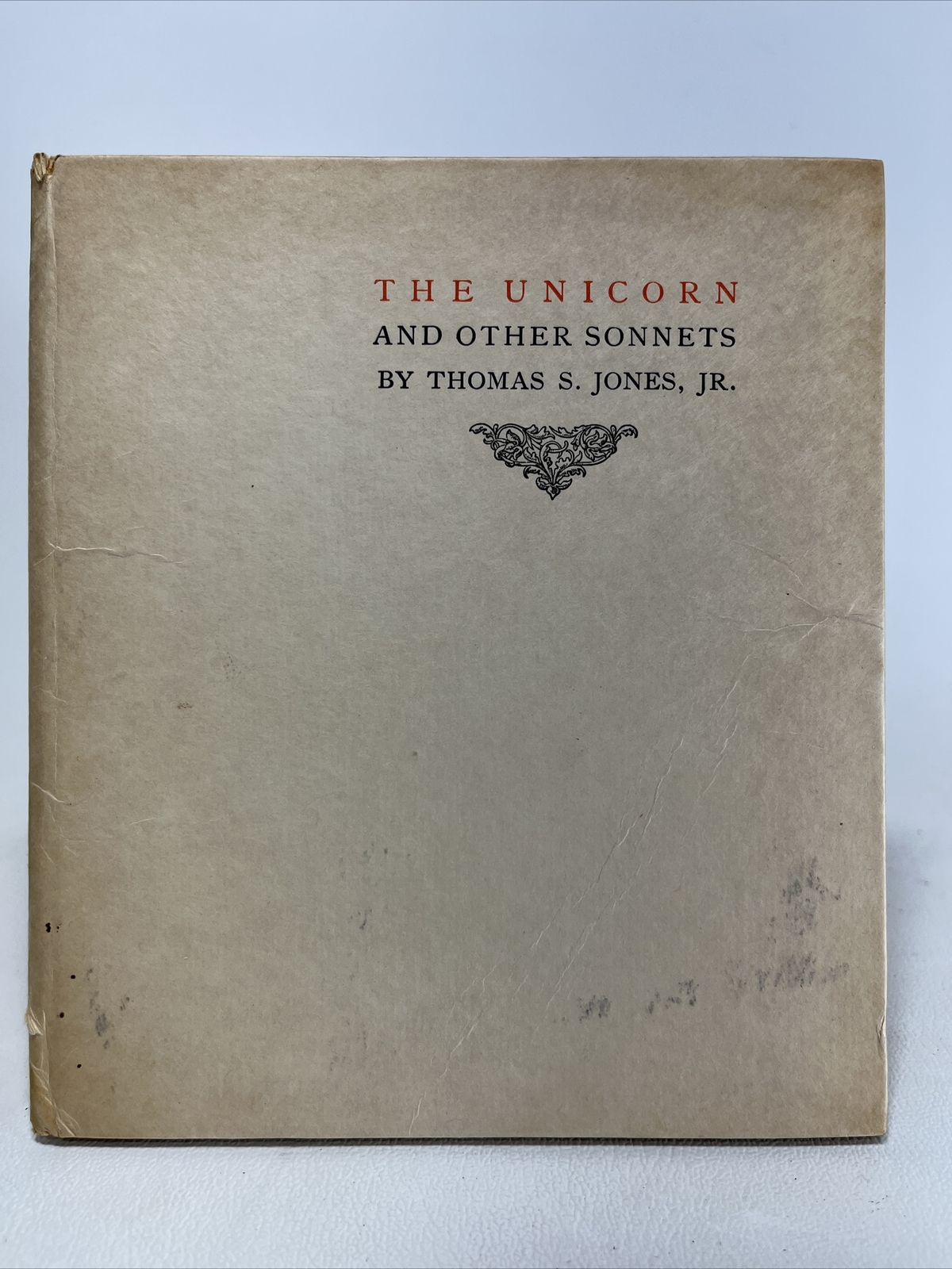 1931 Mosher Press Unicorn Thomas S Jones Fine Press Limited SIGNED 2X Poem